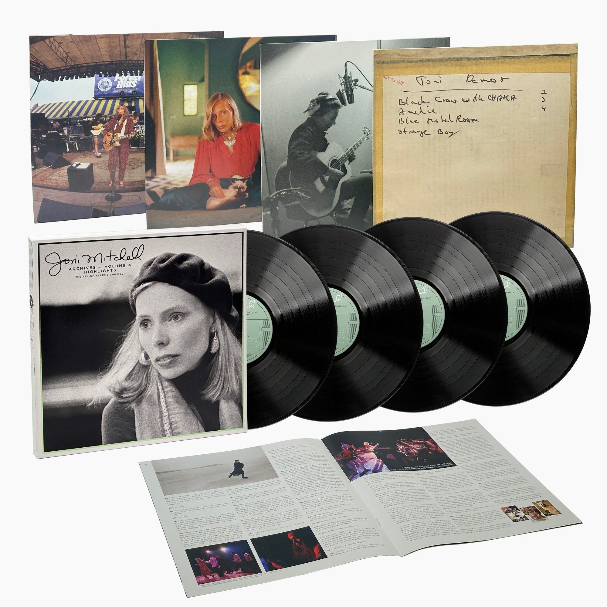 Joni Mitchell - Archives, Vol. 4 - The Asylum Years (1976-1980): Vinyl 4LP Box Set