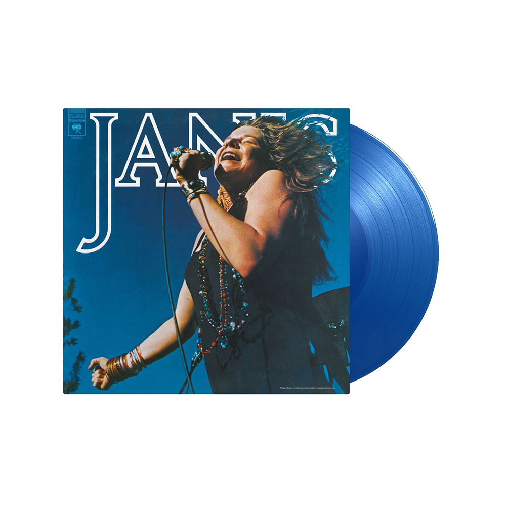 Janis Joplin Janis Limited Translucent Blue Vinyl 2LP Recordstore