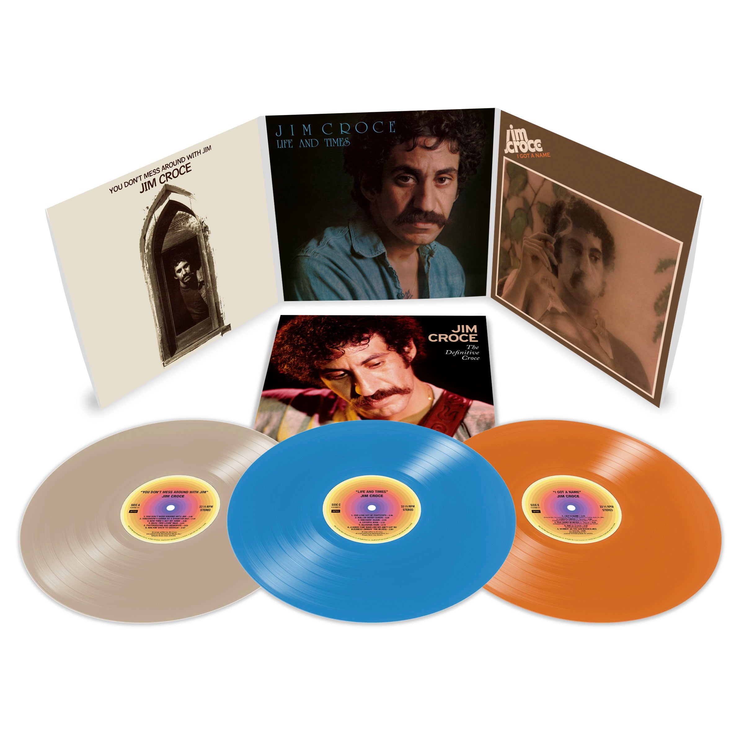Jim Croce - The Definitive Croce: Triple Colour VInyl 3LP Box Set