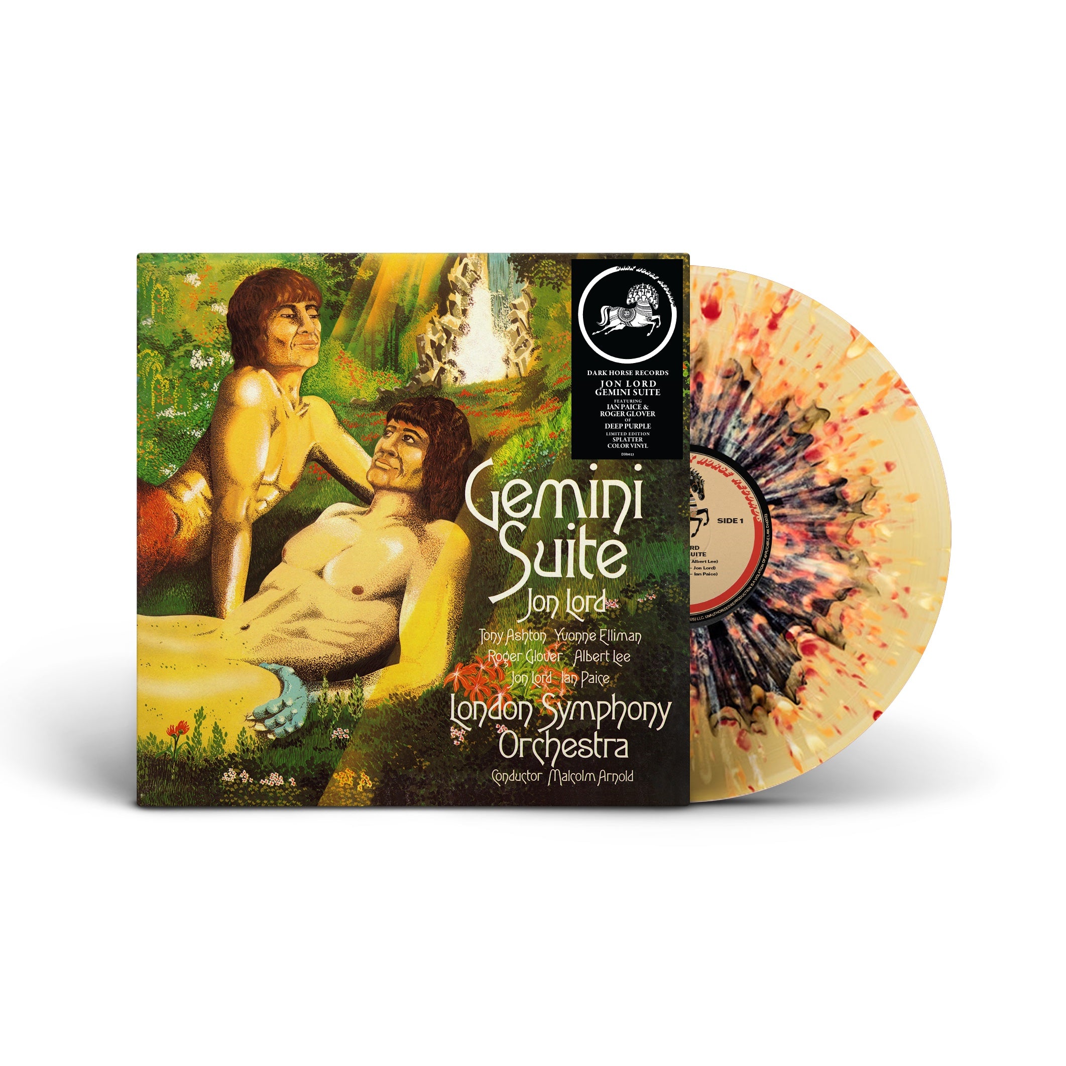 Jon Lord - Gemini Suite: Limited Black, White, Orange & Pink Splatter Vinyl LP