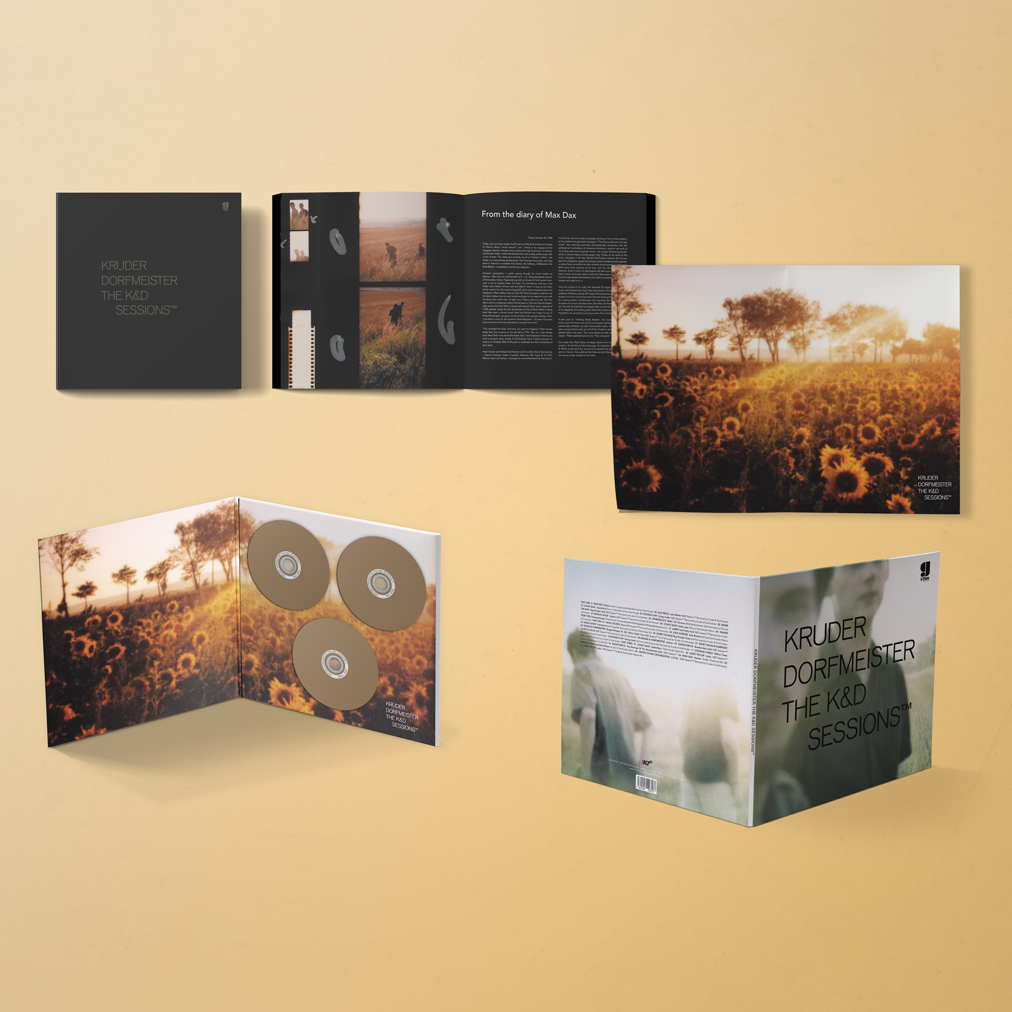Kruder & Dorfmeister - The K&D Sessions (25th Anniversary Boxset Edition): 3CD, Book + Poster Box Set