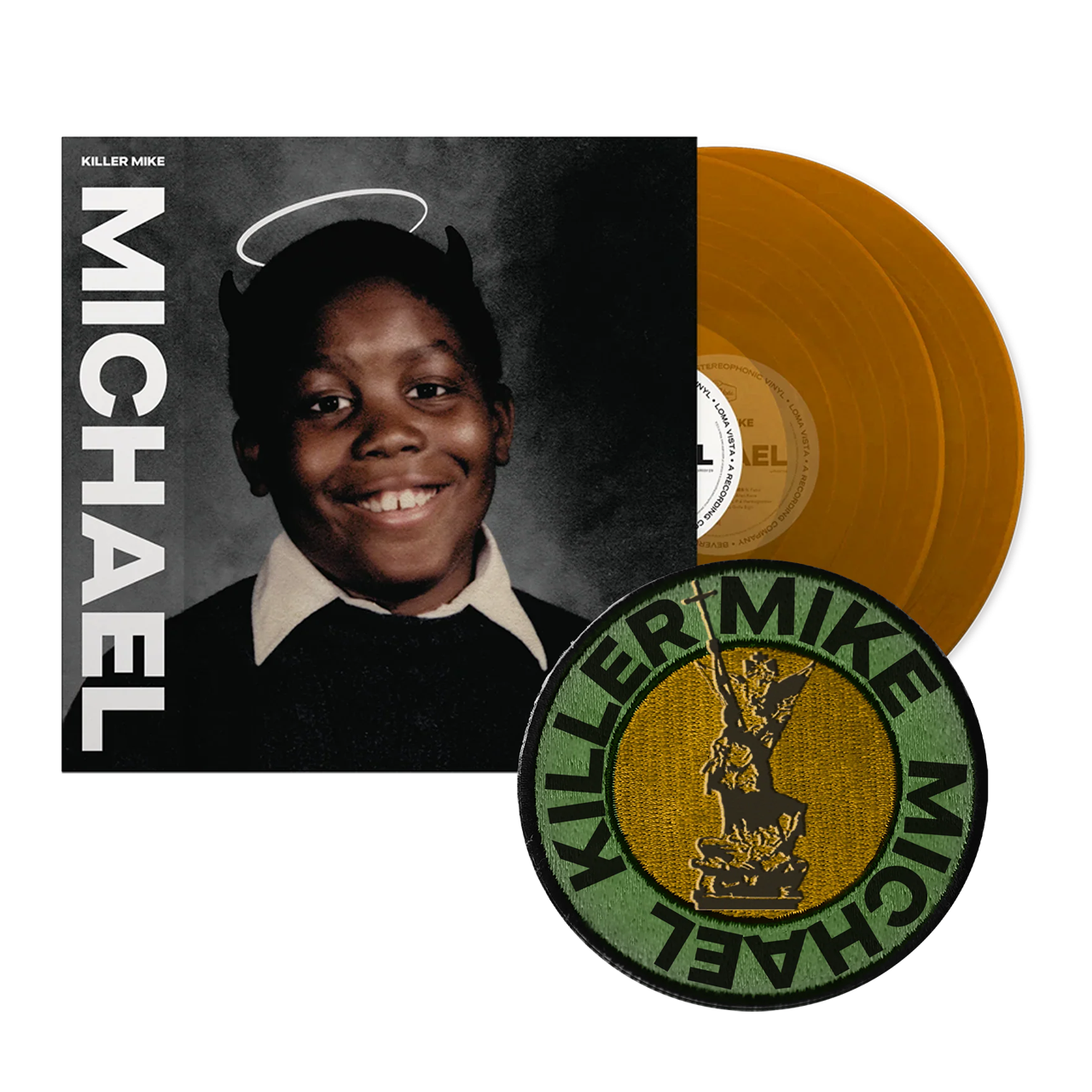 Michael: Limited Amber Vinyl 2LP & Exclusive Patch