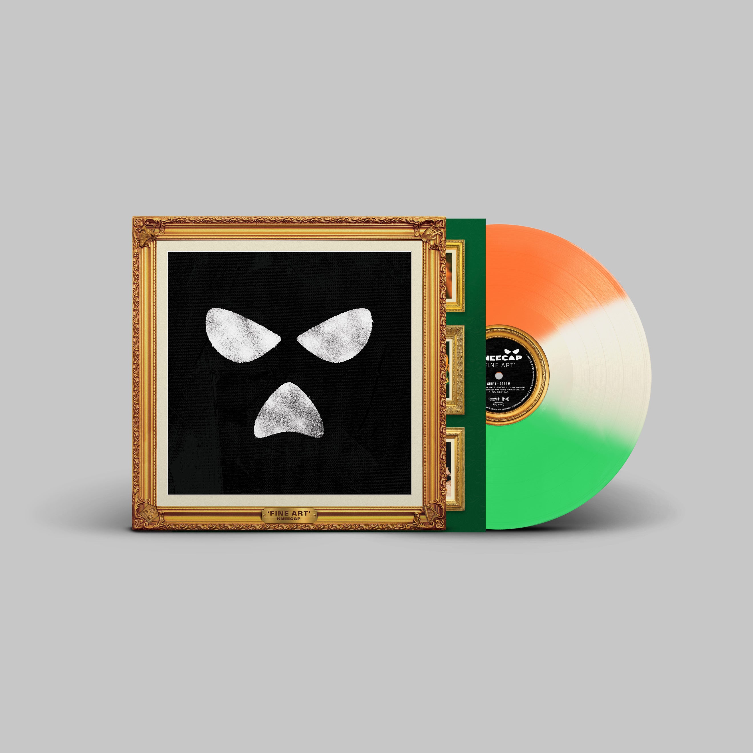 Kneecap - Fine Art: Limited Green, White & Orange Tri-Colour Vinyl LP