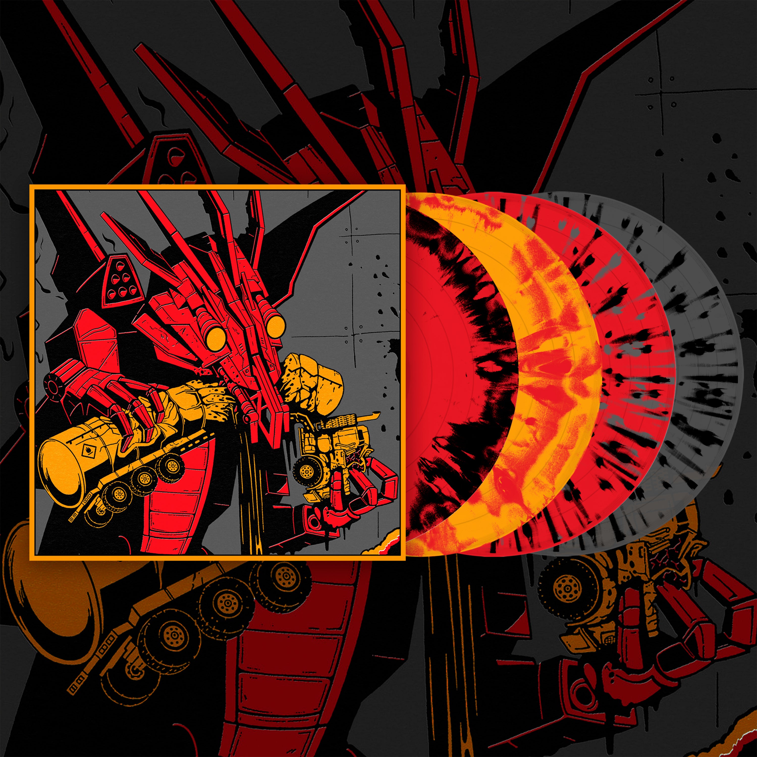 King Gizzard & The Lizard Wizard - Live at the Gorge: Splatter Vinyl 4LP