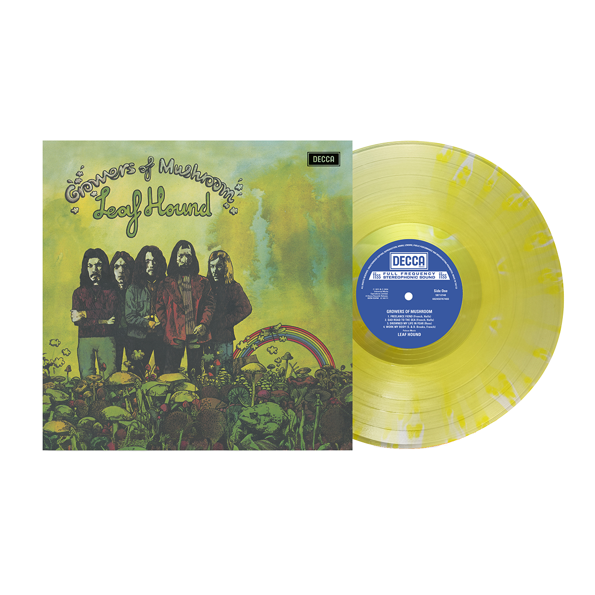 Leaf Hound - Growers Of Mushroom: Yellow Splatter Vinyl LP