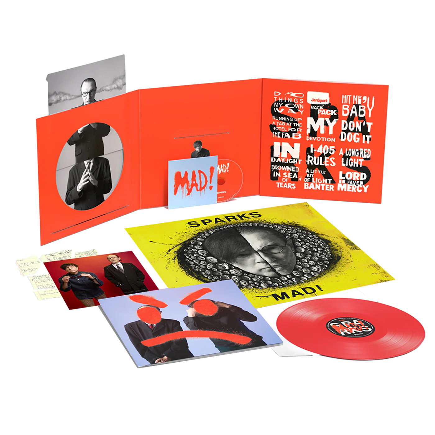 Sparks - MAD! (Deluxe): Triple Gatefold Red Vinyl LP