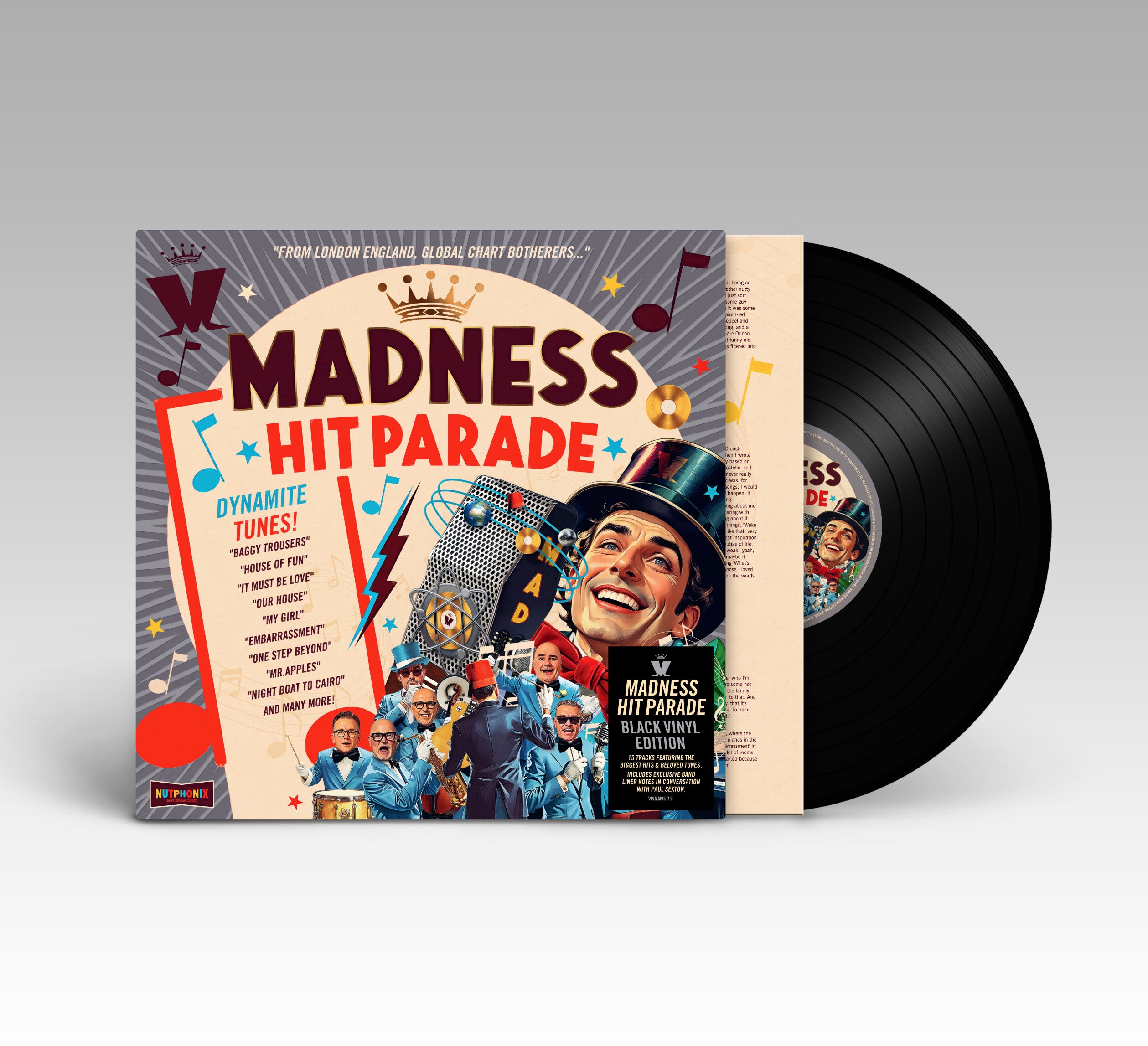 Madness - Hit Parade: Classic Edition Black Vinyl LP