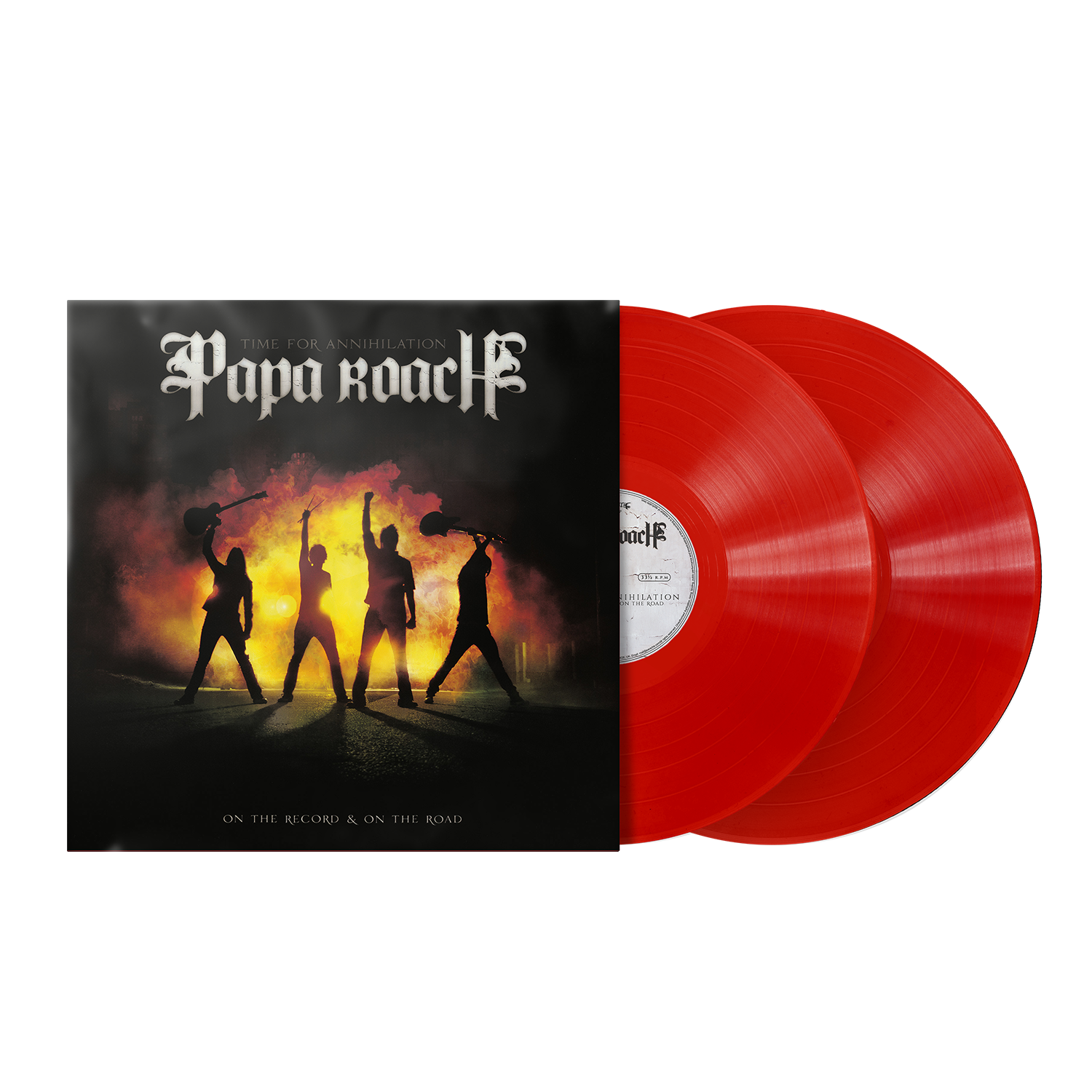 Papa Roach - Time for Annihilation - On the Record & On the Road: Red Vinyl 2LP.