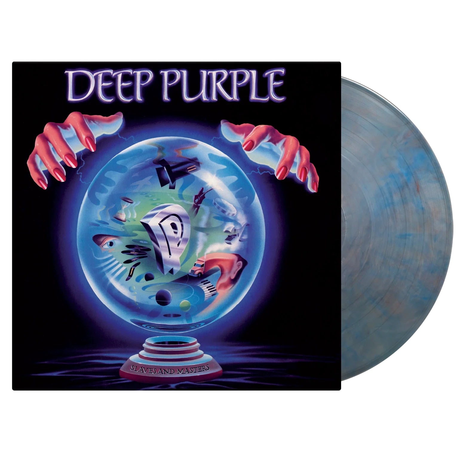 Deep Purple - Slaves and Masters: Translucent Blue & Purple Marbled Vinyl LP