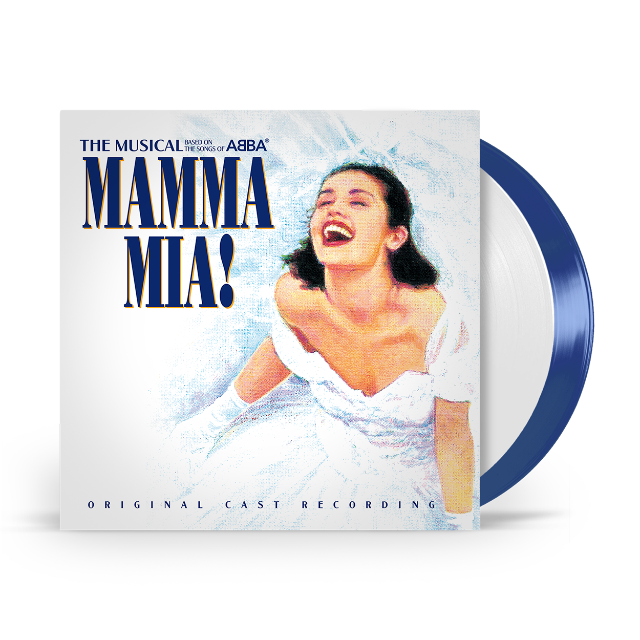 "Mamma Mia" Original London Cast - Mamma Mia - Original Cast Recording: Blue & White Vinyl 2LP