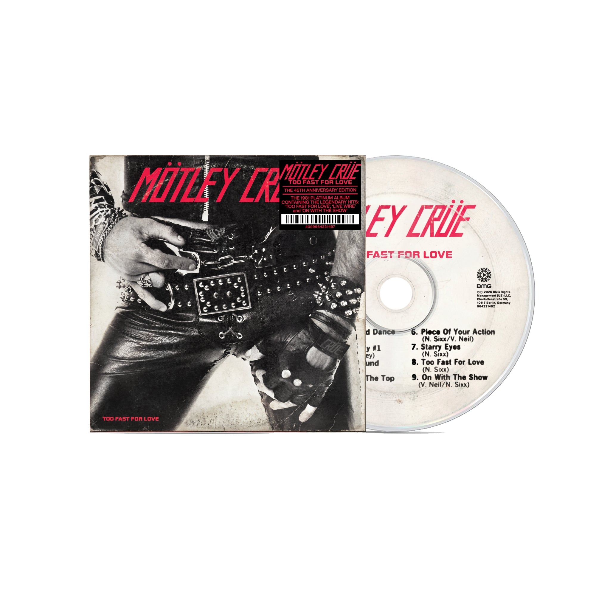 Motley Crue - Too Fast For Love (45th Anniversary): CD - Recordstore