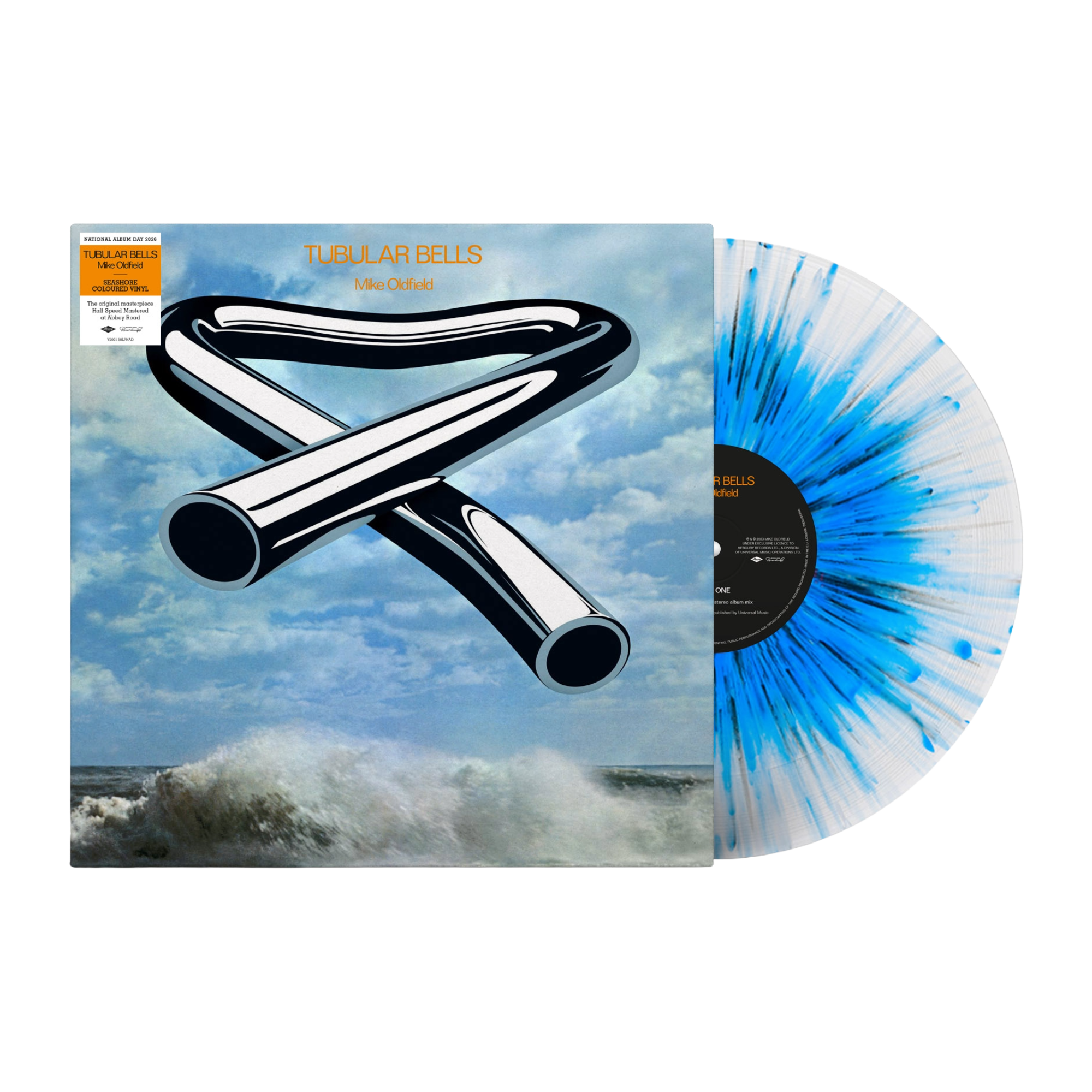 Mike Oldfield - Tubular Bells [NAD26]: Blue Splatter Vinyl LP