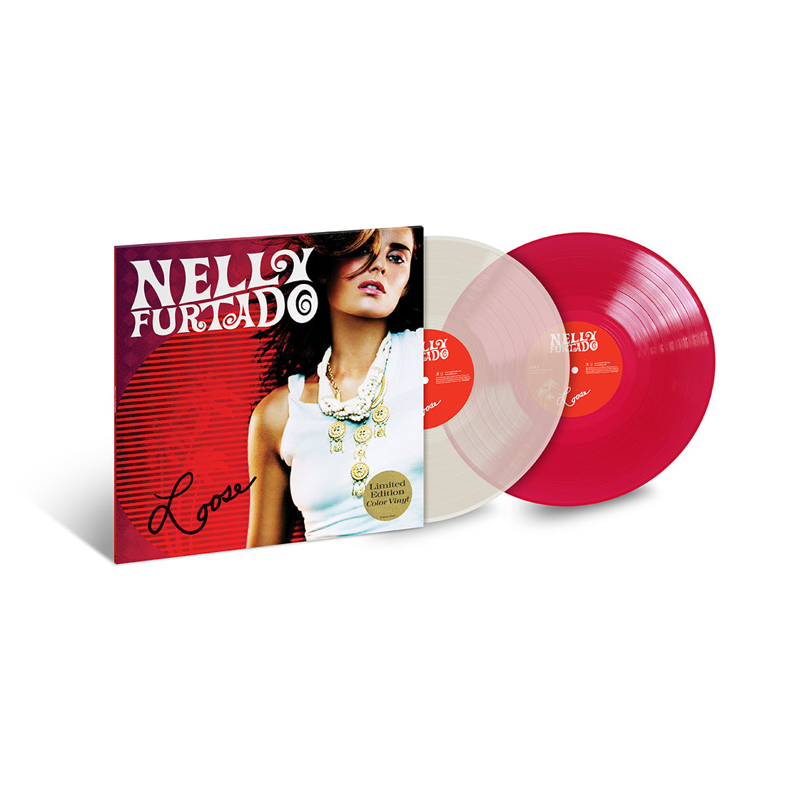 Nelly Furtado - Loose: Exclusive Milky Clear & Ruby Red Vinyl 2LP 