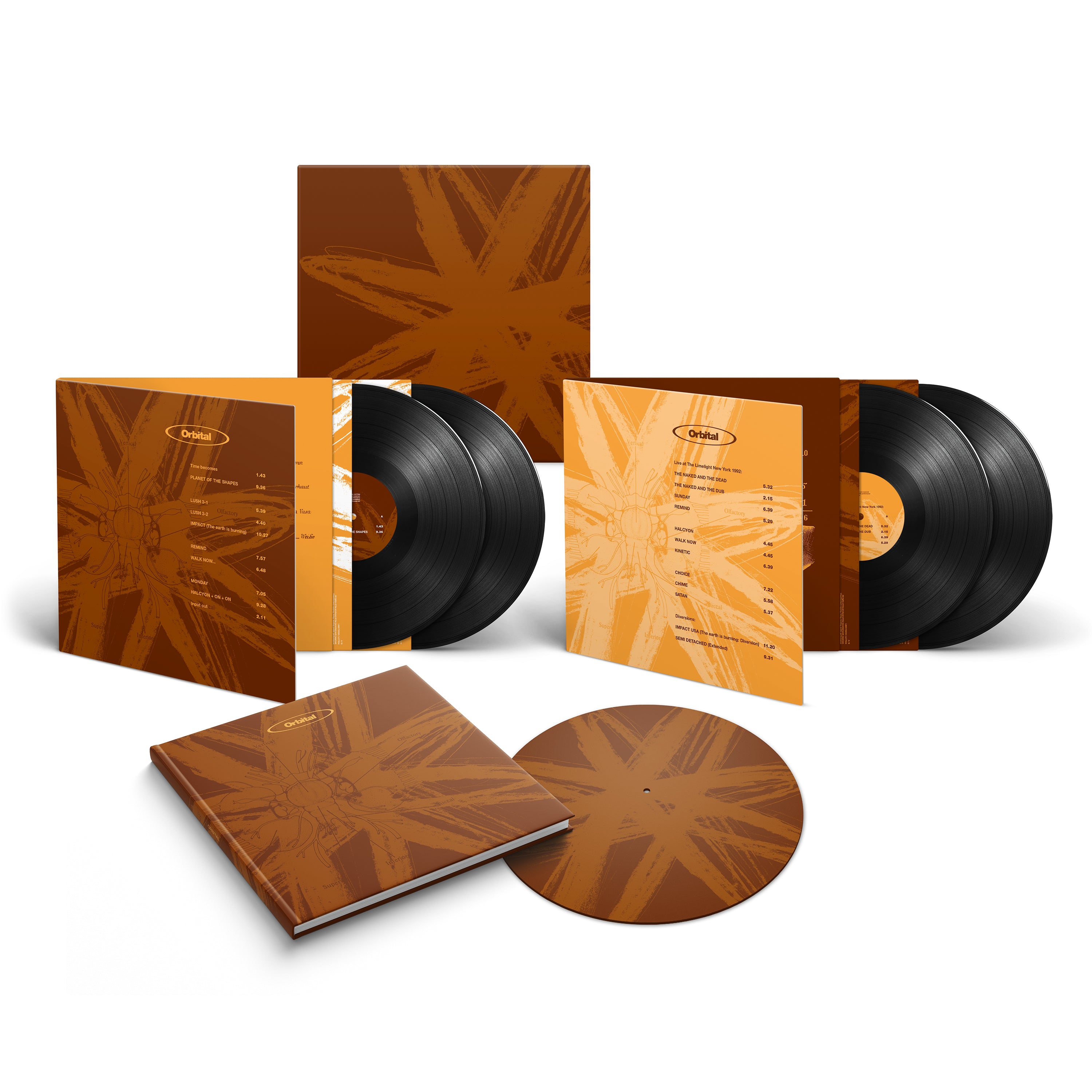 Orbital - Orbital (The Brown Album): Limited Edition 4LP Vinyl Box Set