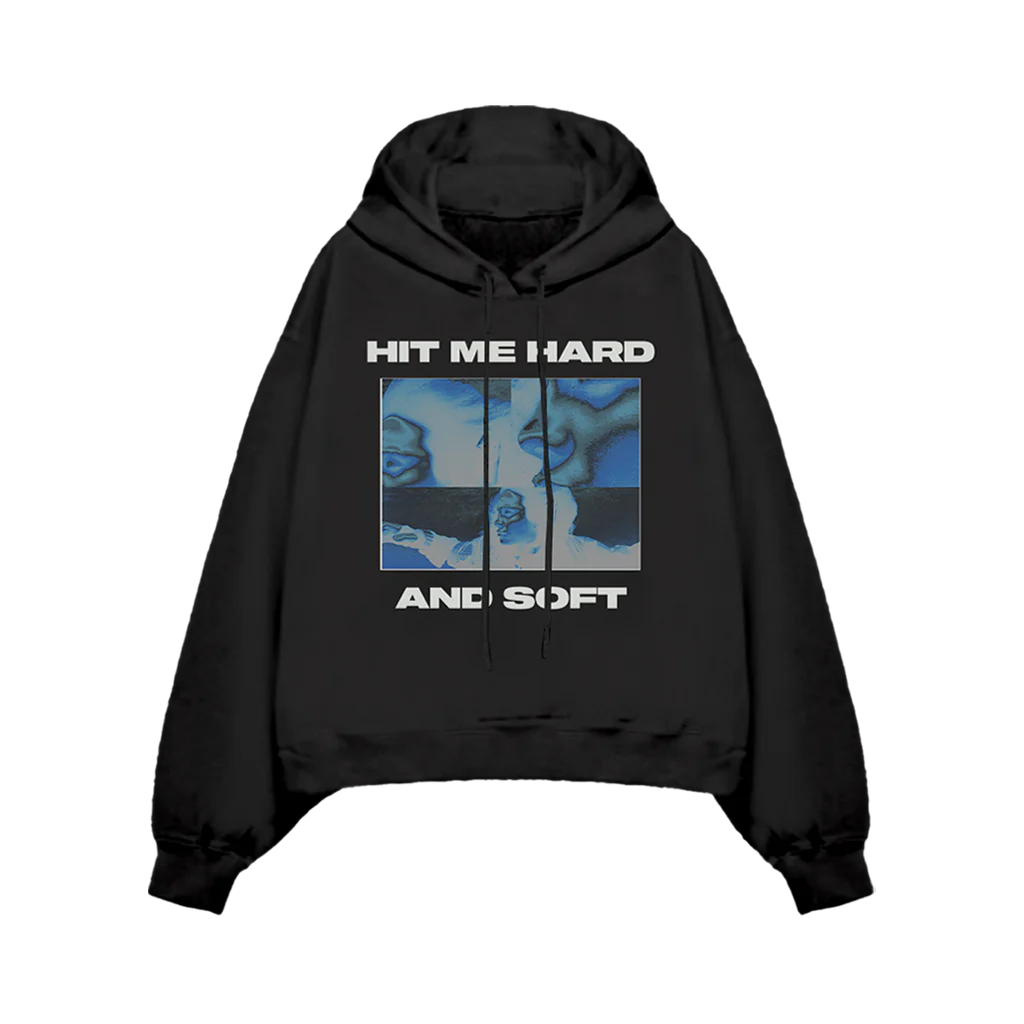 Billie Eilish Thermal Photo Title Pullover Black Hoodie Recordstore