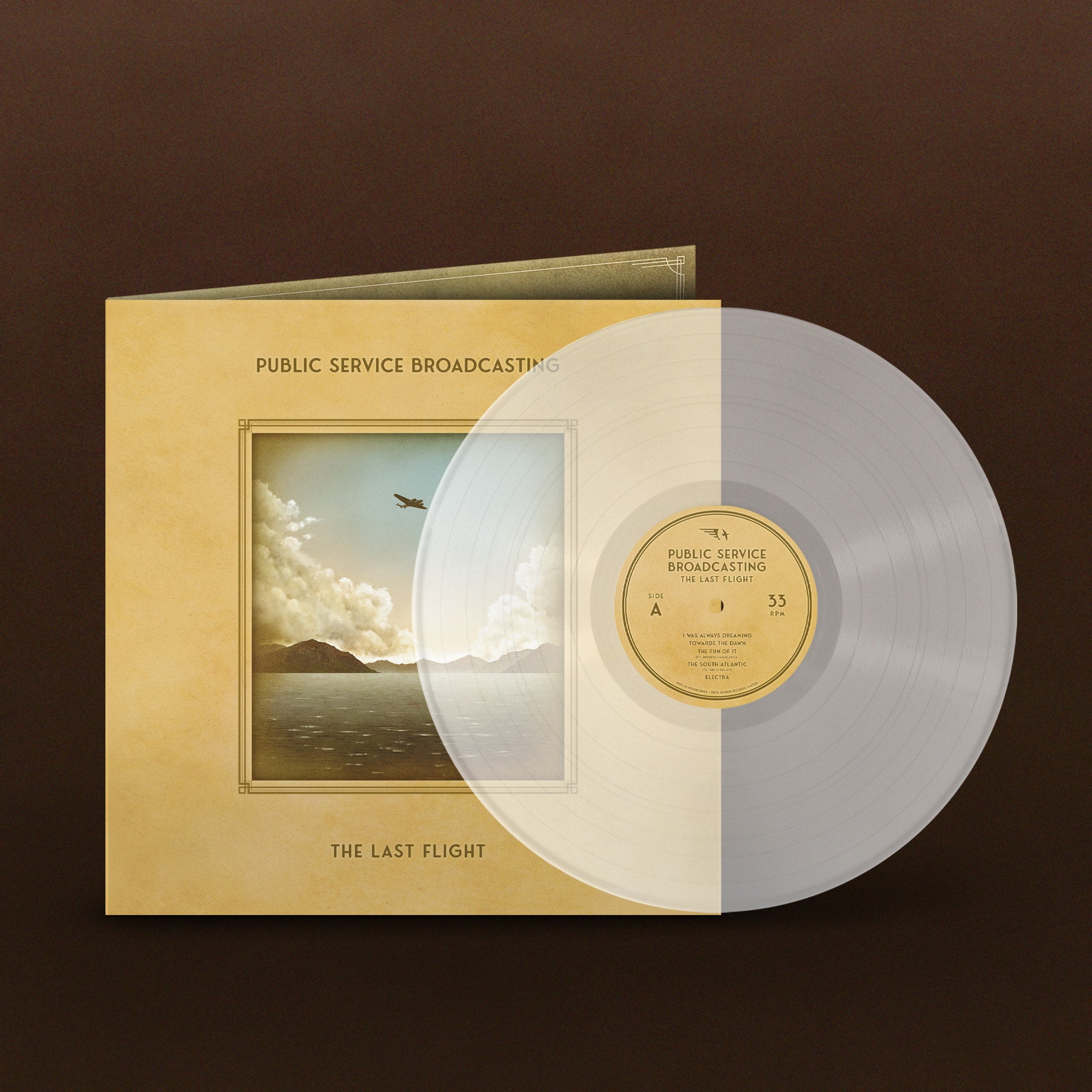 Public Service Broadcasting - The Last Flight: Limited Clear Vinyl LP