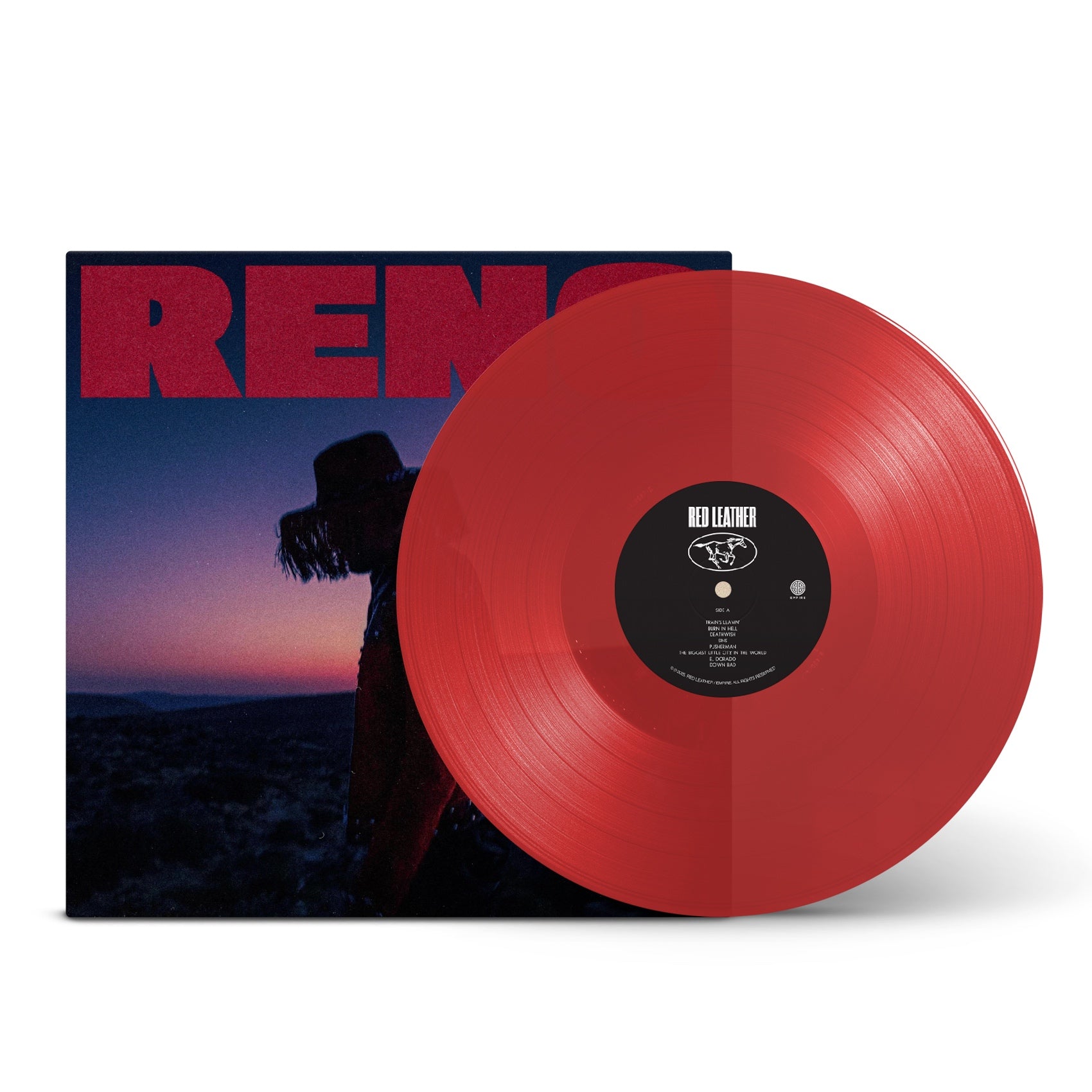 Red Leather - Reno: Translucent Red Vinyl LP - Recordstore