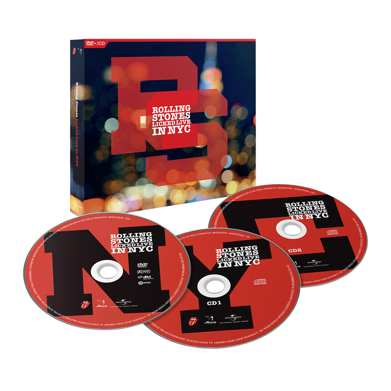 The Rolling Stones - Licked Live In NYC: DVD + 2CD