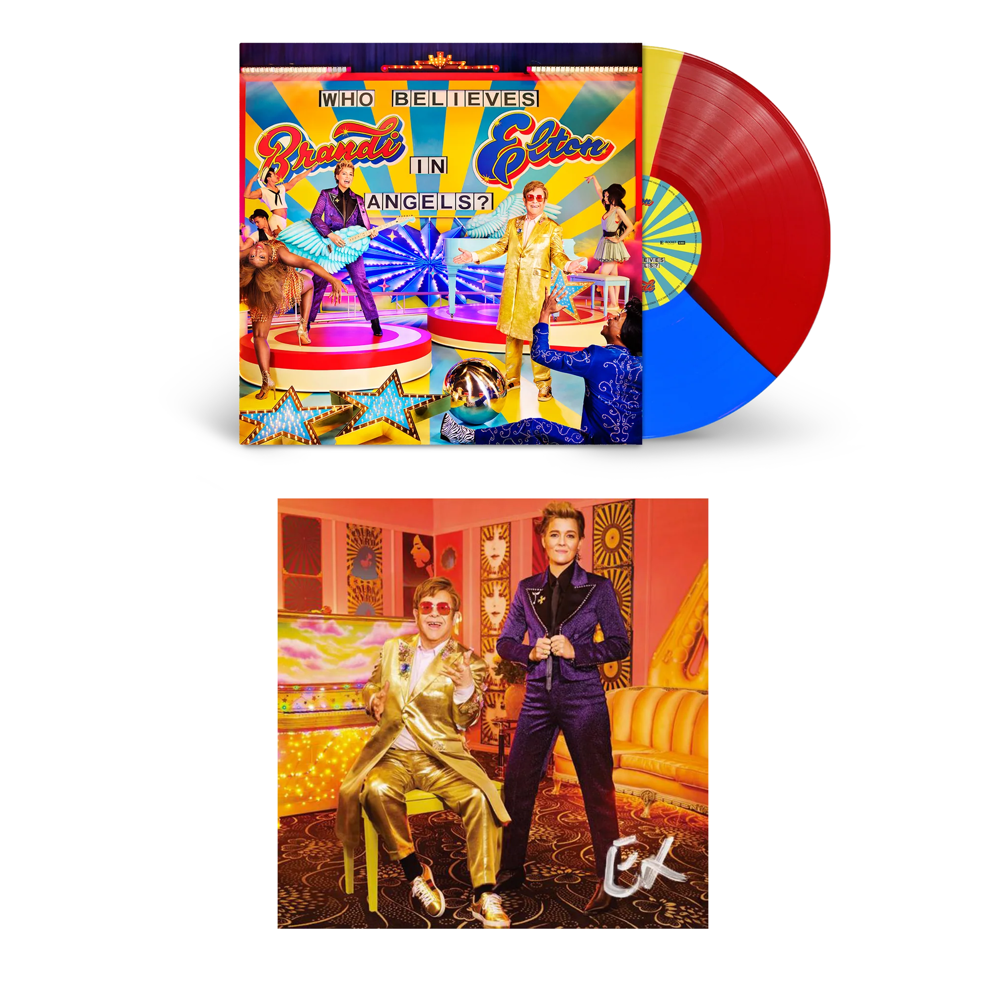 Limited Edition Tri-Colour Standard Vinyl + Signed Art Card Bundle