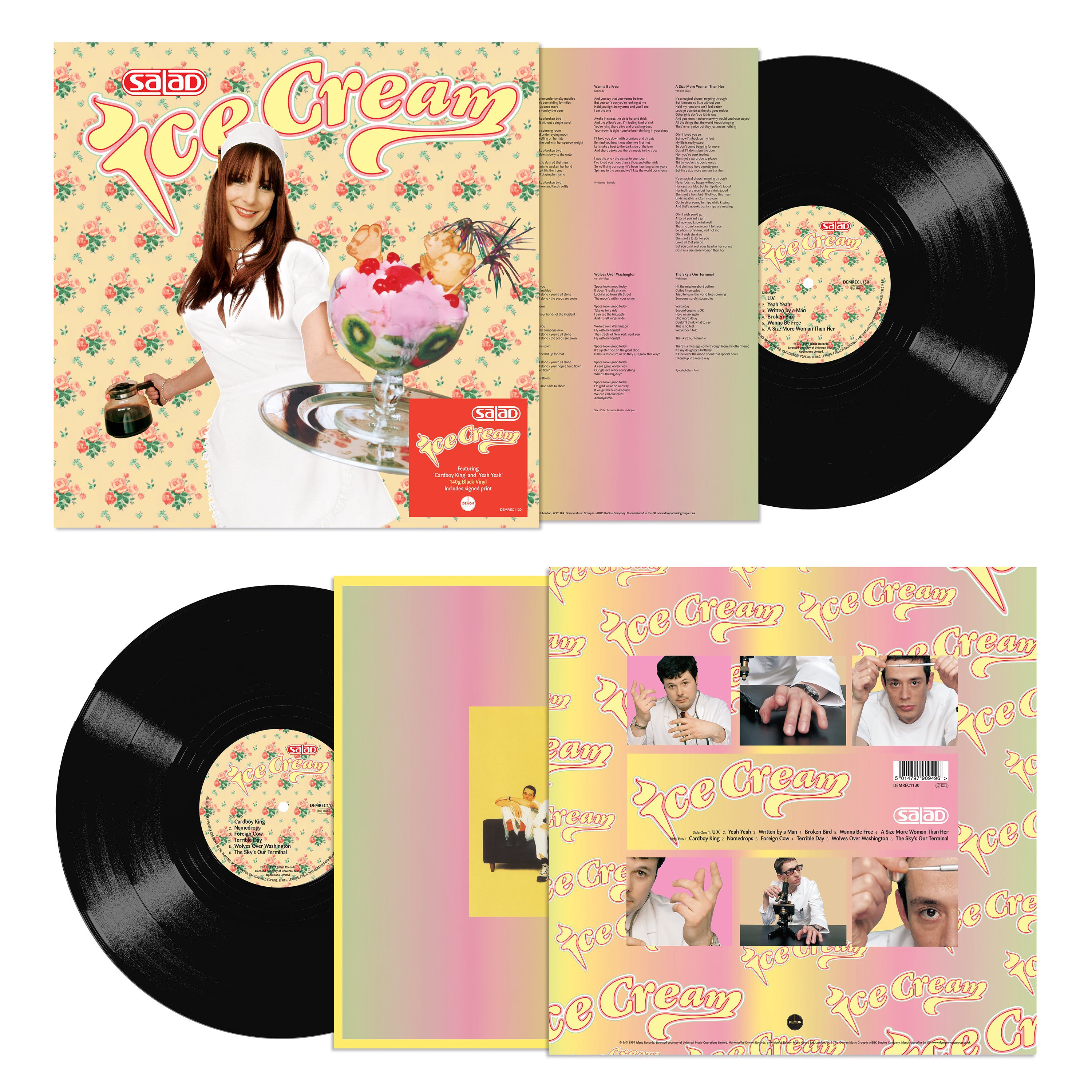 Salad - Ice Cream: Limited Vinyl LP + Signed Print