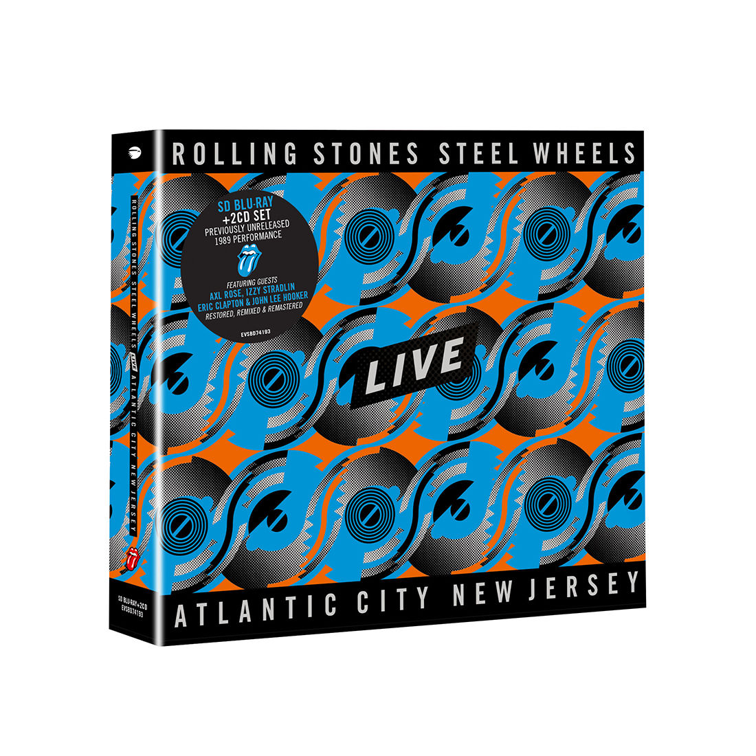 The Rolling Stones - Steel Wheels Live SD Blu-Ray + 2CD