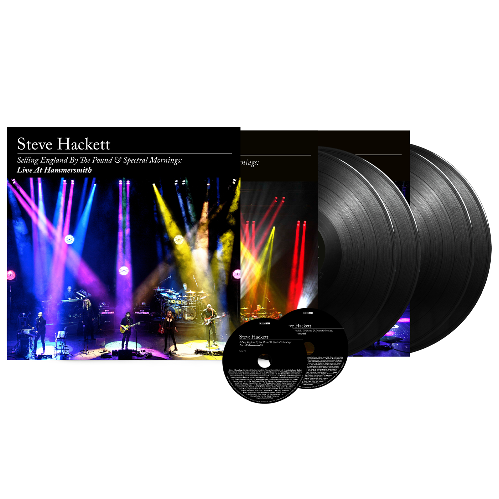 Steve Hackett - Selling England By The Pound & Spectral Mornings, Live At Hammersmith: Limited Edition 4LP Box Set