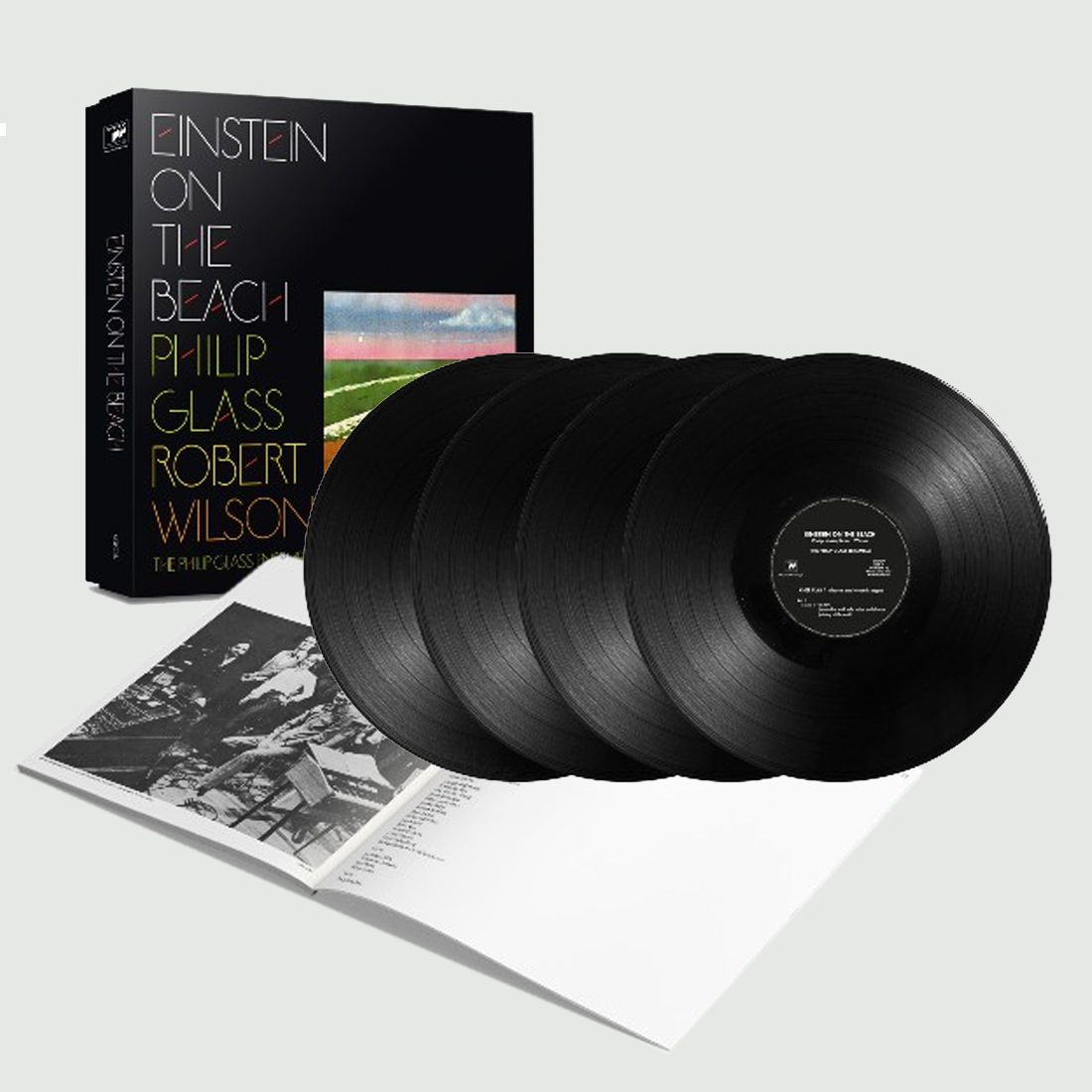 Philip Glass and Robert Wilson - Einstein On The Beach: Limited Edition 4LP Vinyl Box Set