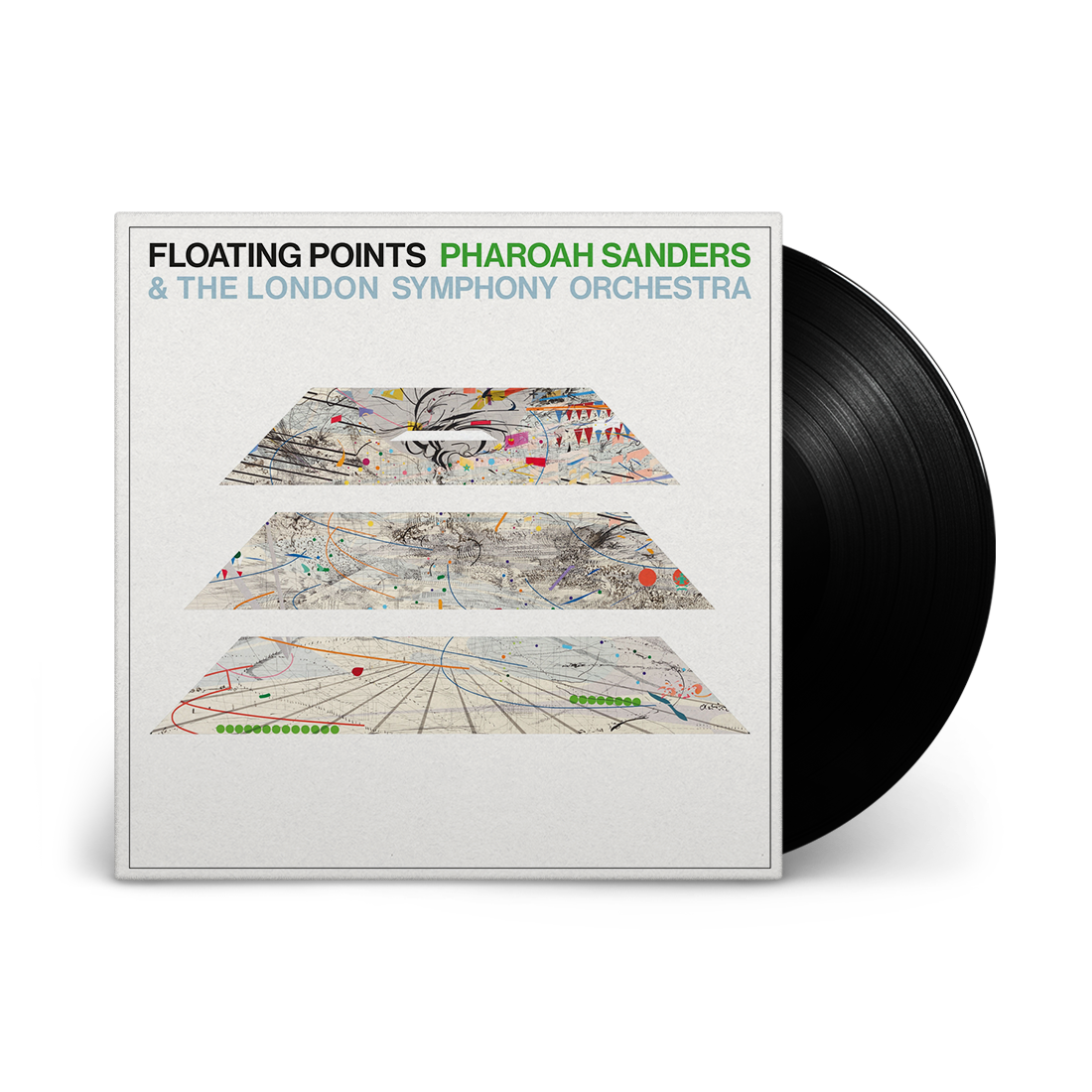Floating Points, Pharoah Sanders, London Symphony Orchestra - Promises: 140gm Black Vinyl in Die-Cut Gatefold Sleeve