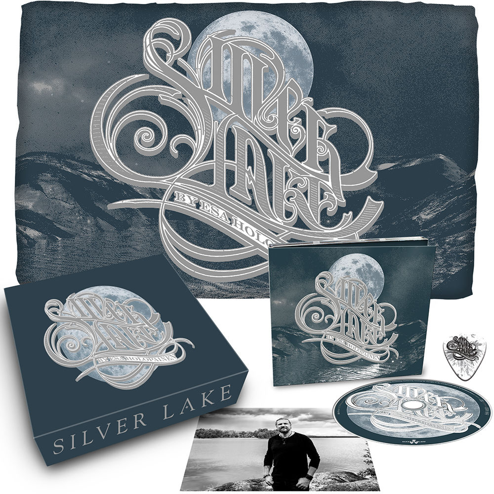Silver Lake, Esa Holopainen - Silver Lake: Limited Silver Foil CD Box Set, Plectrum, Flag + Signed Card