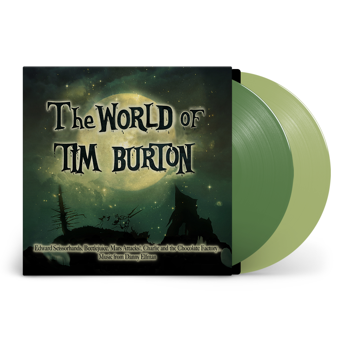 Danny Elfman, Howard Shore, Stephen Sondheim, Danny Elfman - The World of Tim Burton: Exclusive Green + Clear Vinyl LP