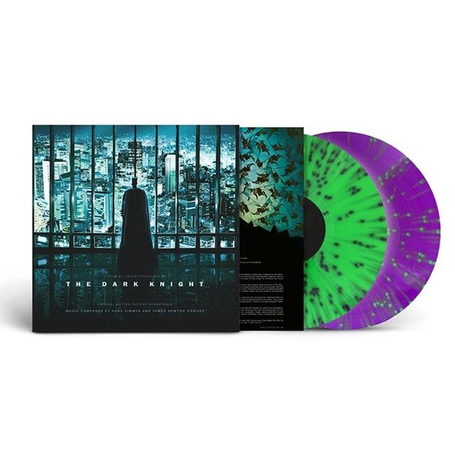 Original Soundtrack, Hans Zimmer and James Newton Howard - The Dark Knight: Limited Edition Neon Green & Violet Vinyl 2LP