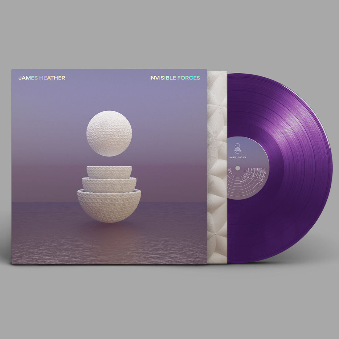 James Heather - Invisible Forces: Exclusive Signed Purple Vinyl LP