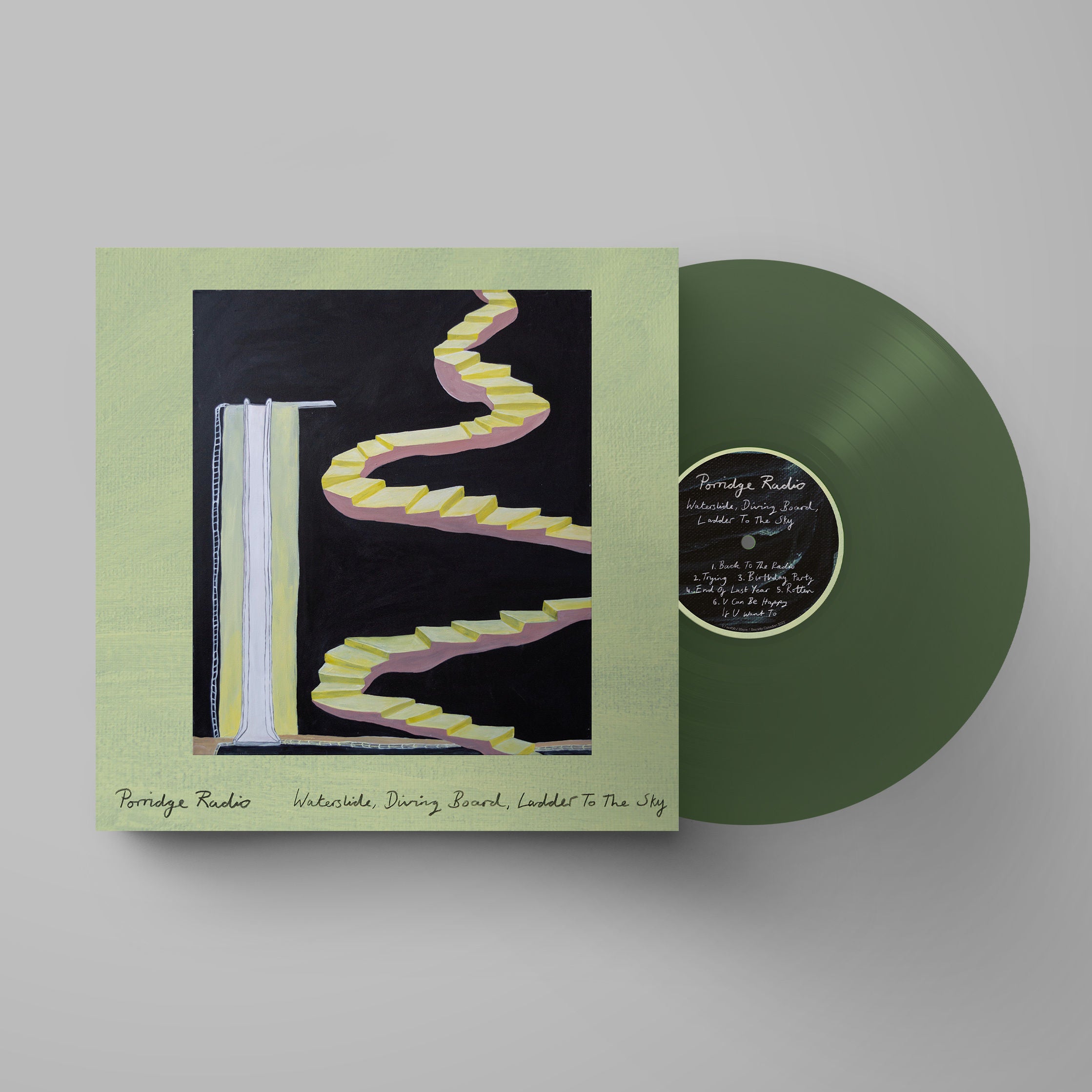 Porridge Radio - Waterslide, Diving Board, Ladder To The Sky: Forest Green Translucent Vinyl LP