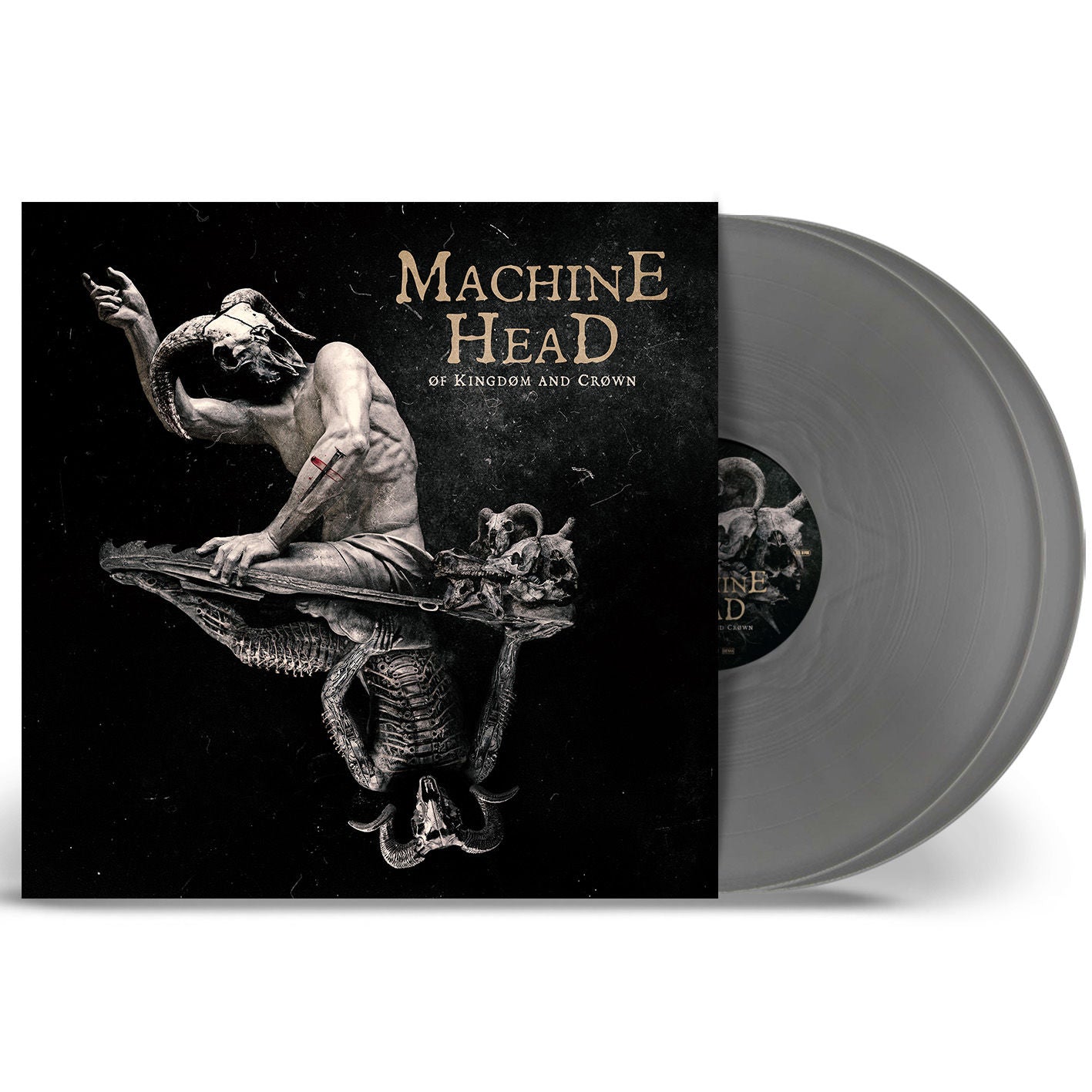 Machine Head - ØF KINGDØM AND CRØWN: Limited Silver Vinyl Machine Head - ØF KINGDØM AND CRØWN: Limited Silver Vinyl