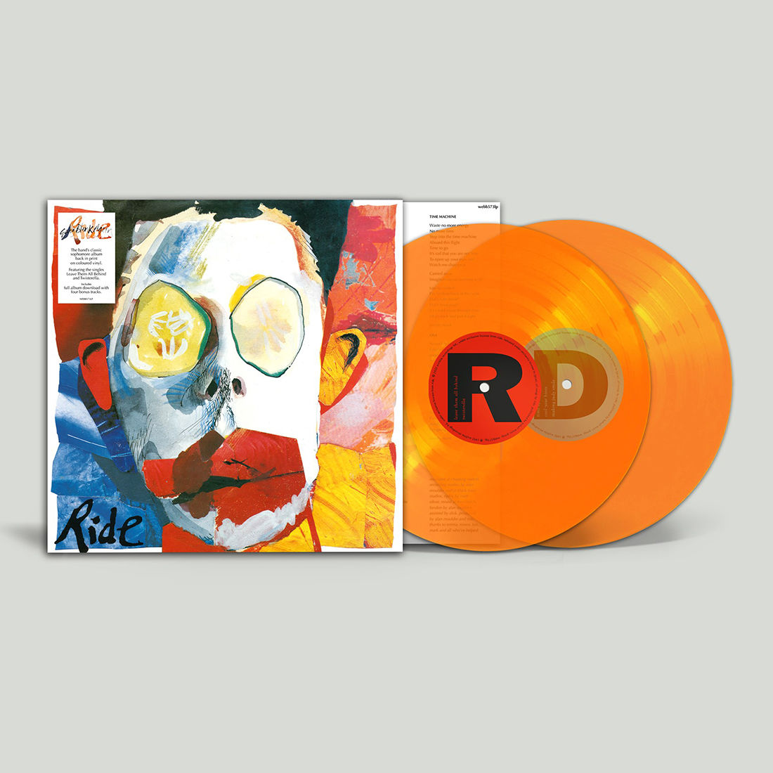 RIDE - Going Blank Again: Limited Edition Transparent Orange Vinyl 2LP