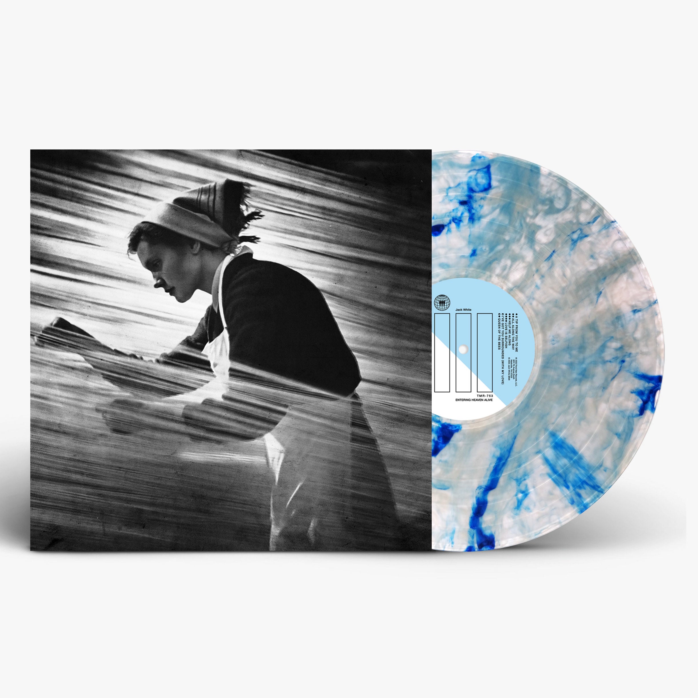 Jack White - Entering Heaven Alive: Limited Blue/White Marble Vinyl LP