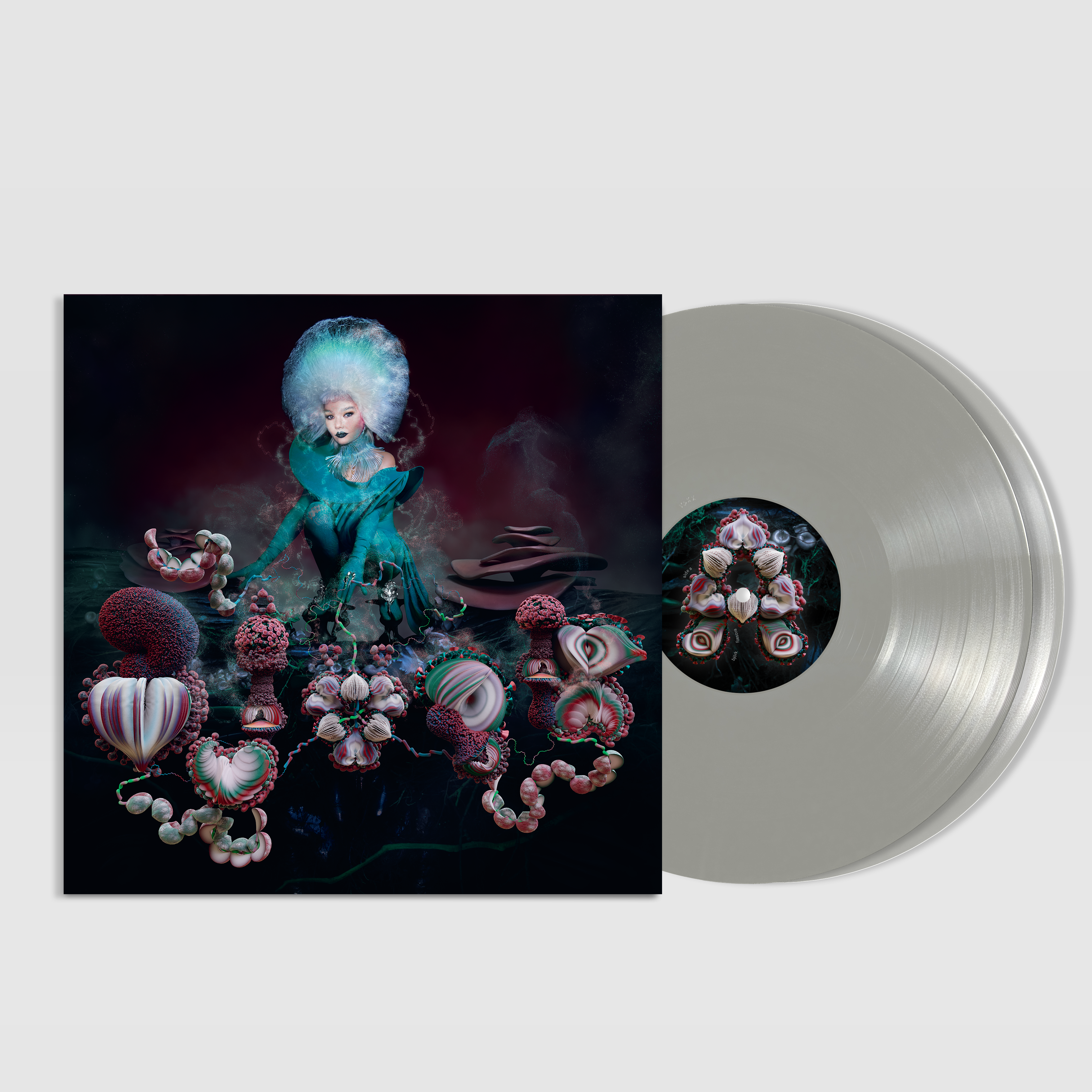 通販でクリスマス Recordstore Fossora: - Björk Exclusive 2LP Vinyl Silver 洋楽