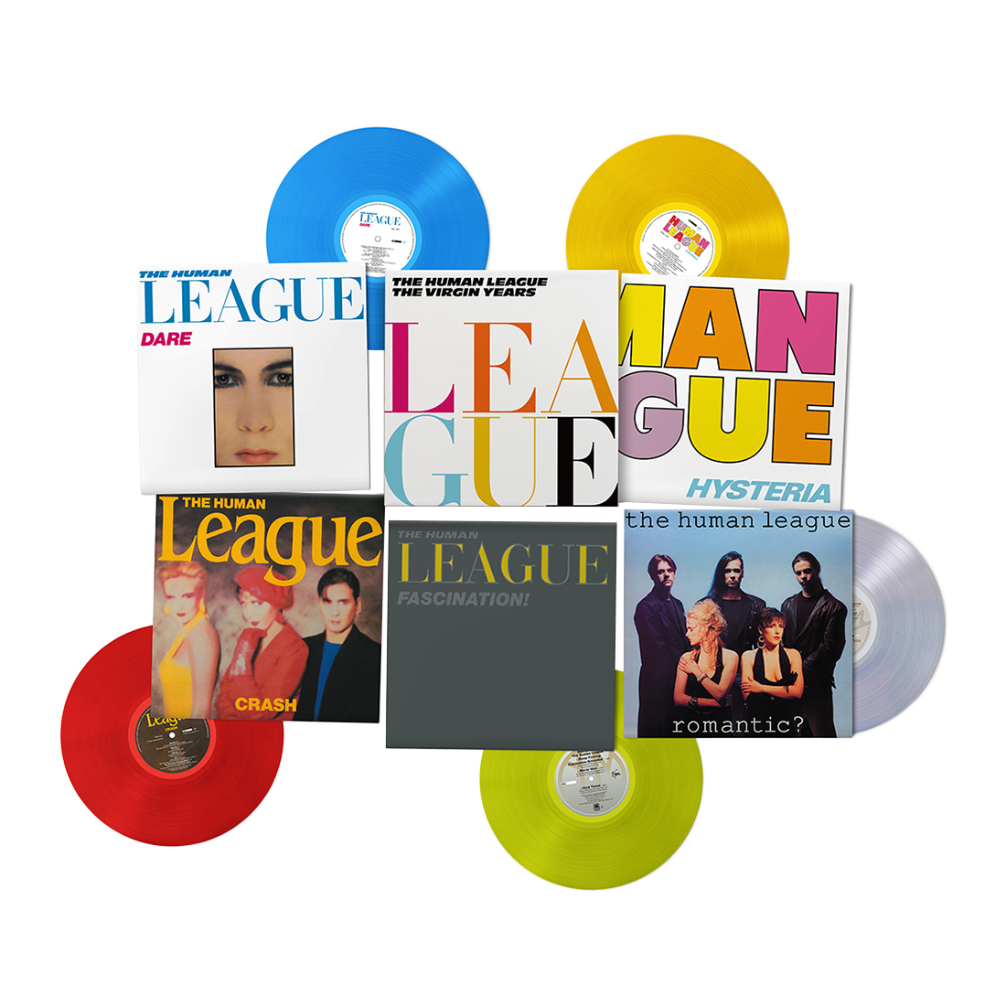 The Human League - The Virgin Years: Super Limited Coloured Vinyl 5LP Box Set
