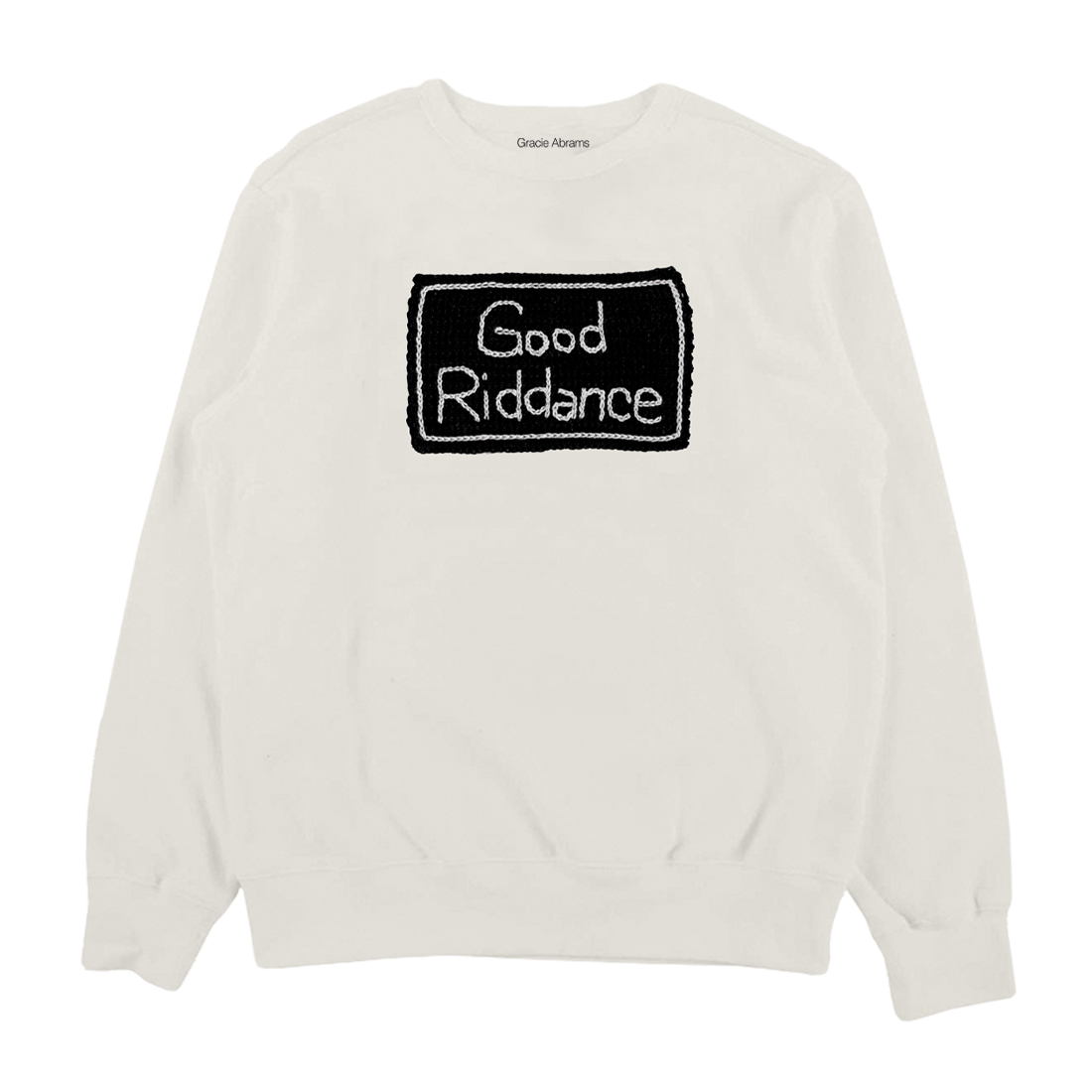 Gracie Abrams - Good Riddance Crochet Crew Neck Sweatshirt