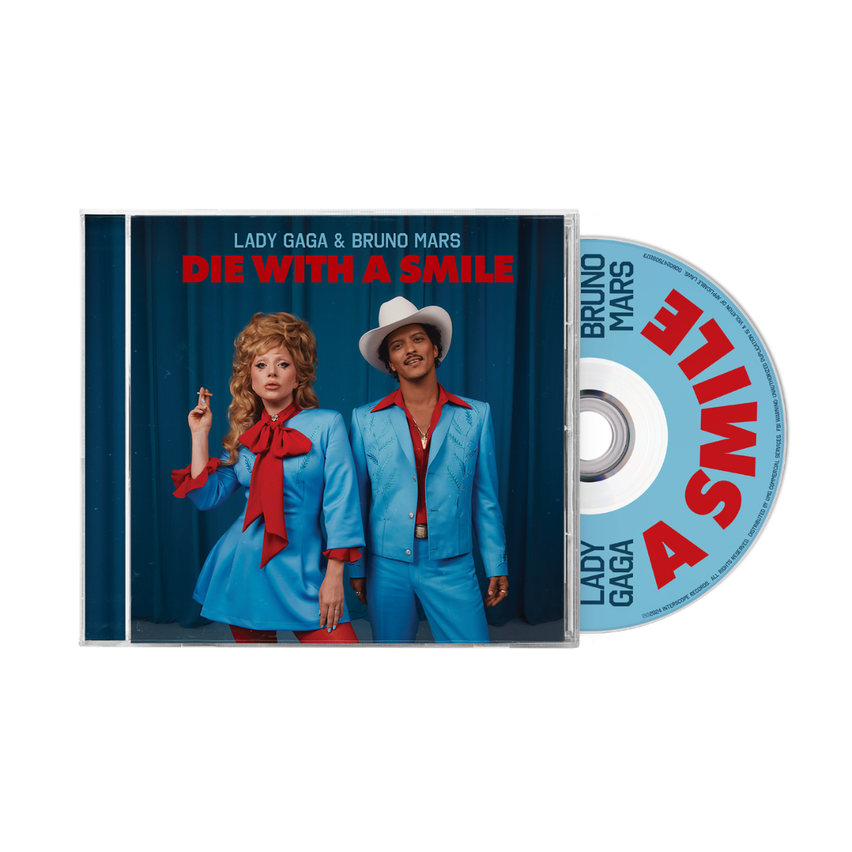 Lady Gaga & Bruno Mars - Die With a Smile CD Single - Recordstore
