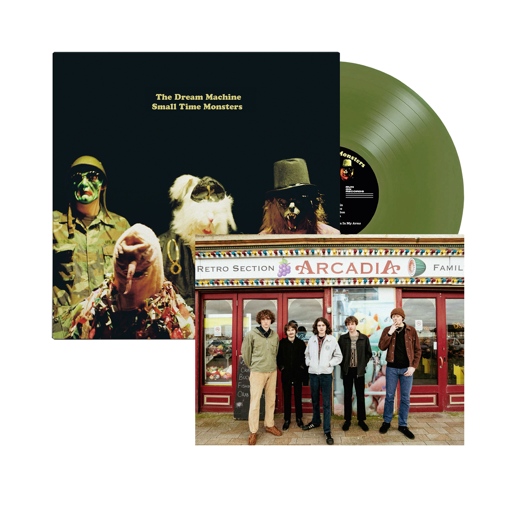 Small Time Monsters: Limited Green Vinyl LP + Signed Print