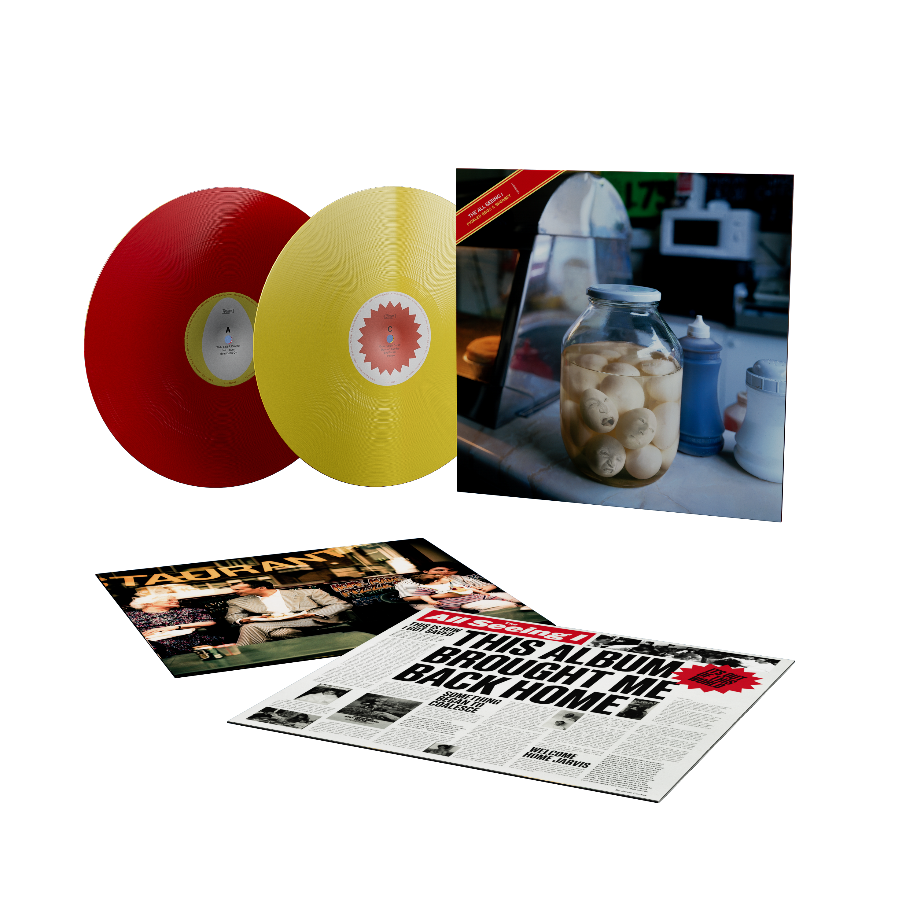 The All Seeing I - Pickled Eggs & Sherbet: Limited Red & Yellow Vinyl 2LP