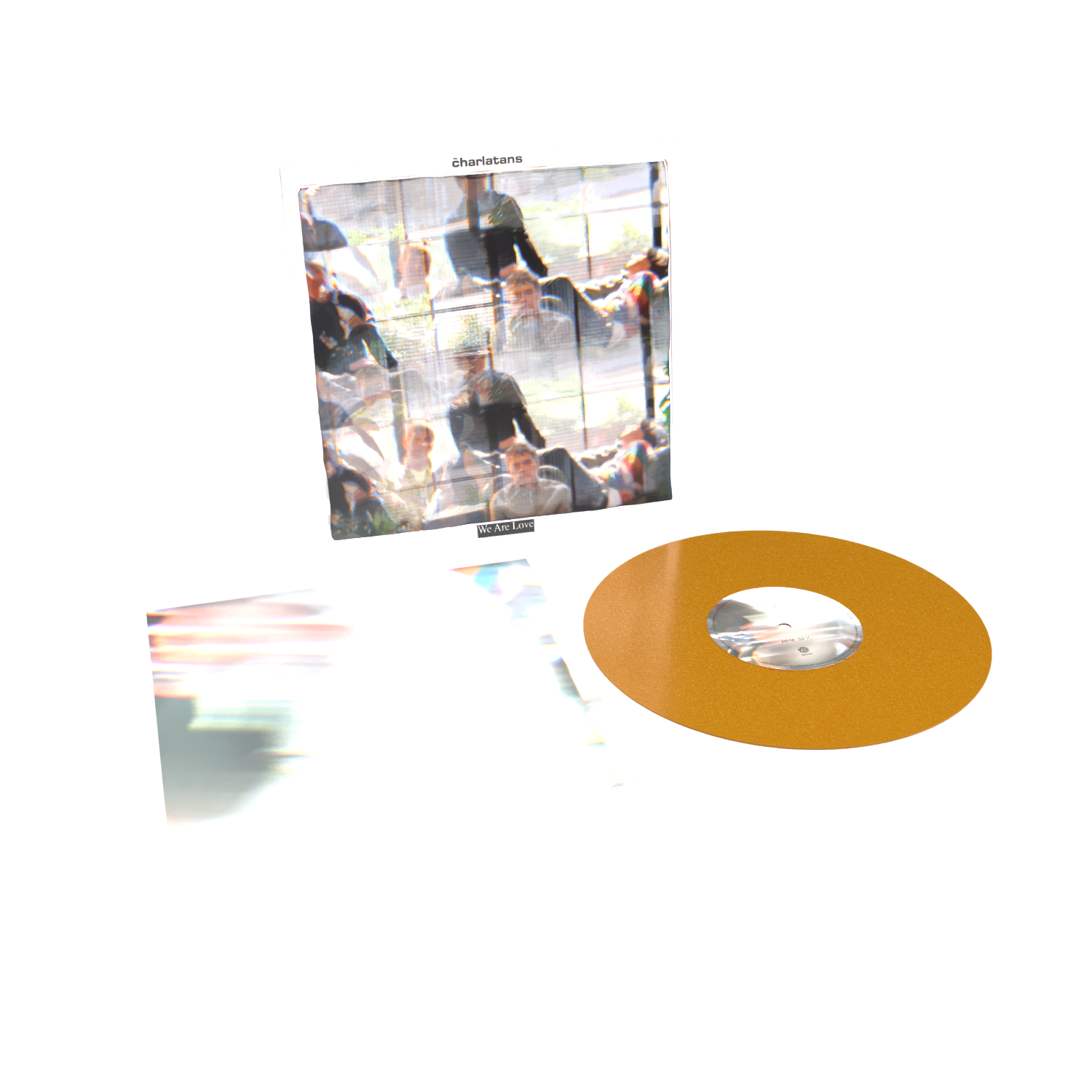 We Are Love: Limited Translucent Orange Vinyl LP + Signed Art Card