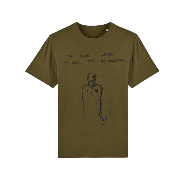 Hozier - Unknown Lyric Khaki T-Shirt