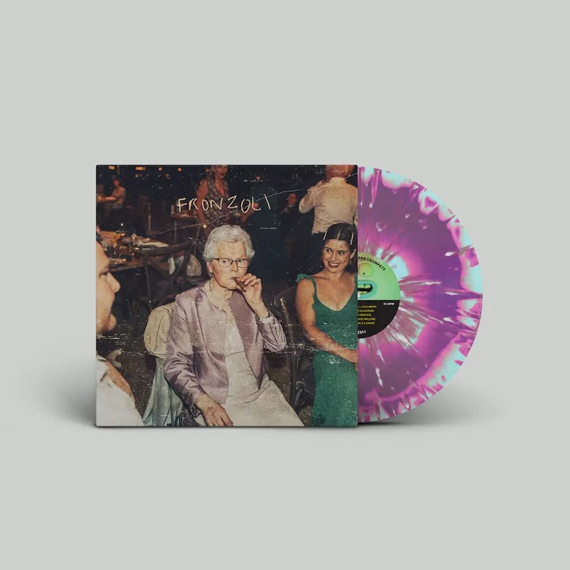Psychedelic Porn Crumpets - Fronzoli: Neon Blue/Magenta Swirl Vinyl LP