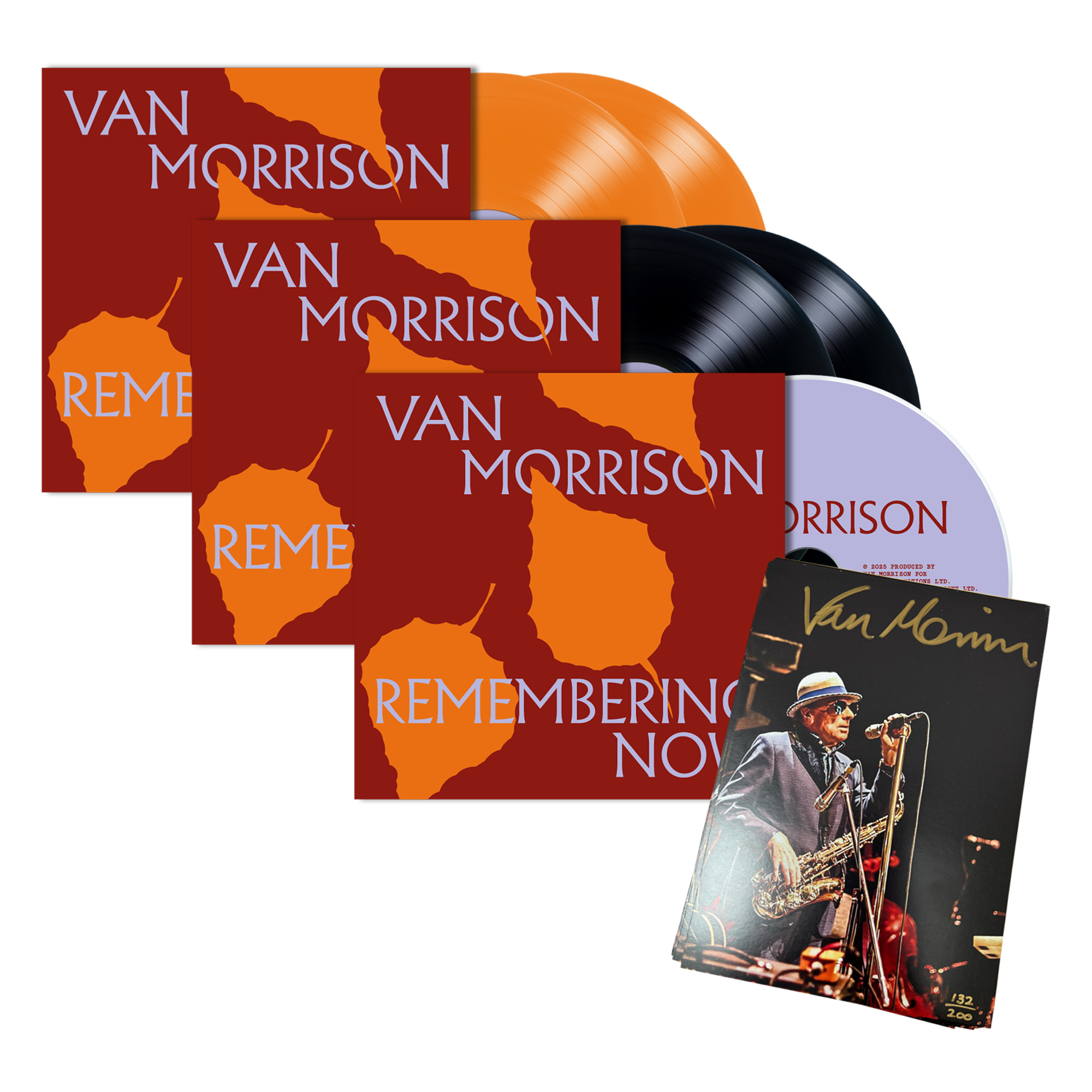 Remembering Now: Limited Orange Vinyl 2LP, Vinyl 2LP, CD + Signed Art Card