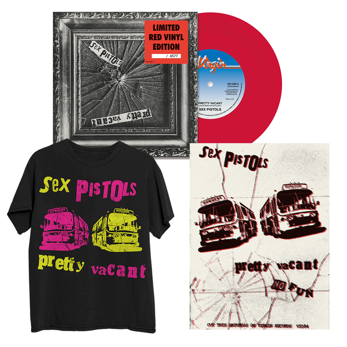 Sex Pistols - Pretty Vacant: Red Vinyl 7