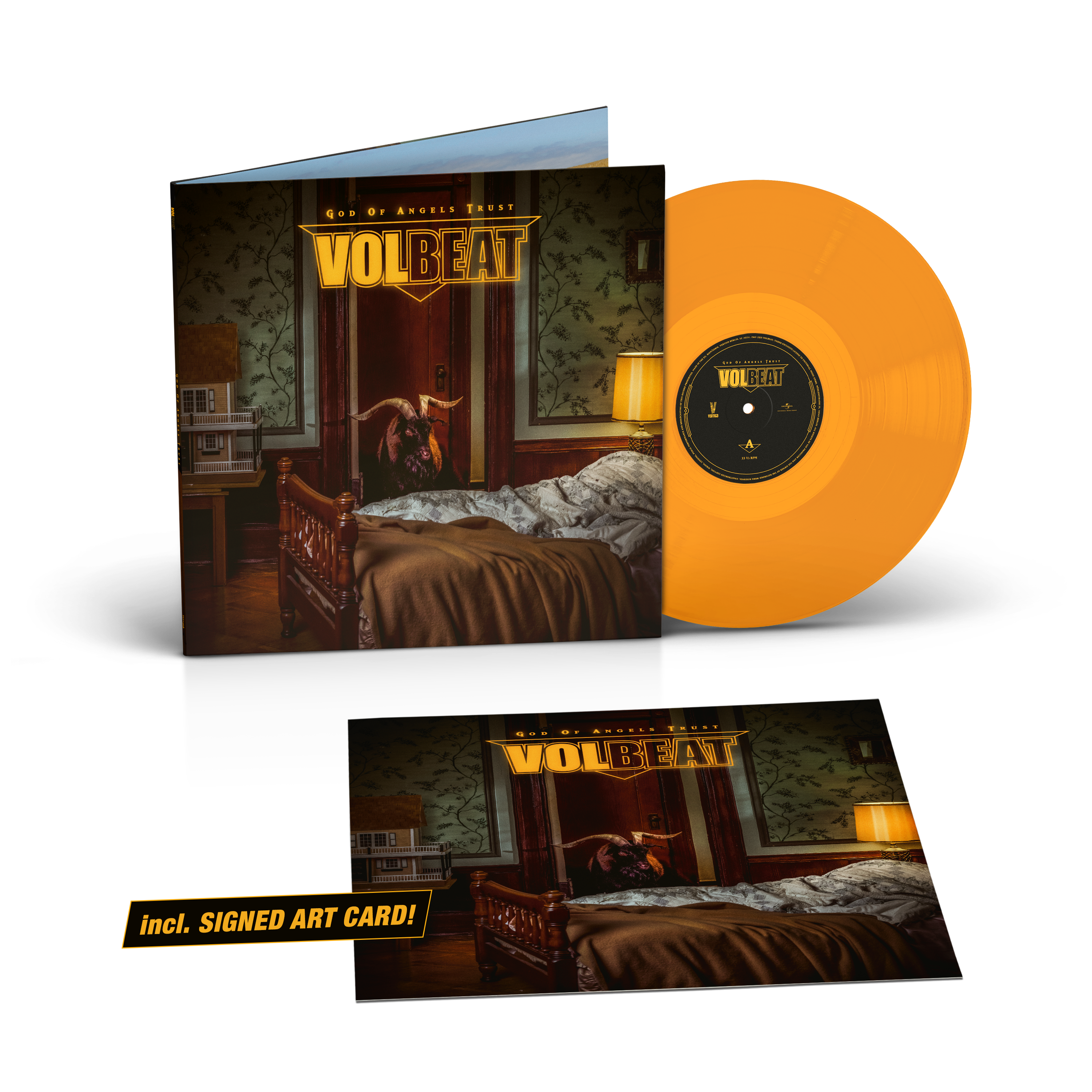 God Of Angels Trust (Ltd. LP Lamplight Glow + Signed Art Card)