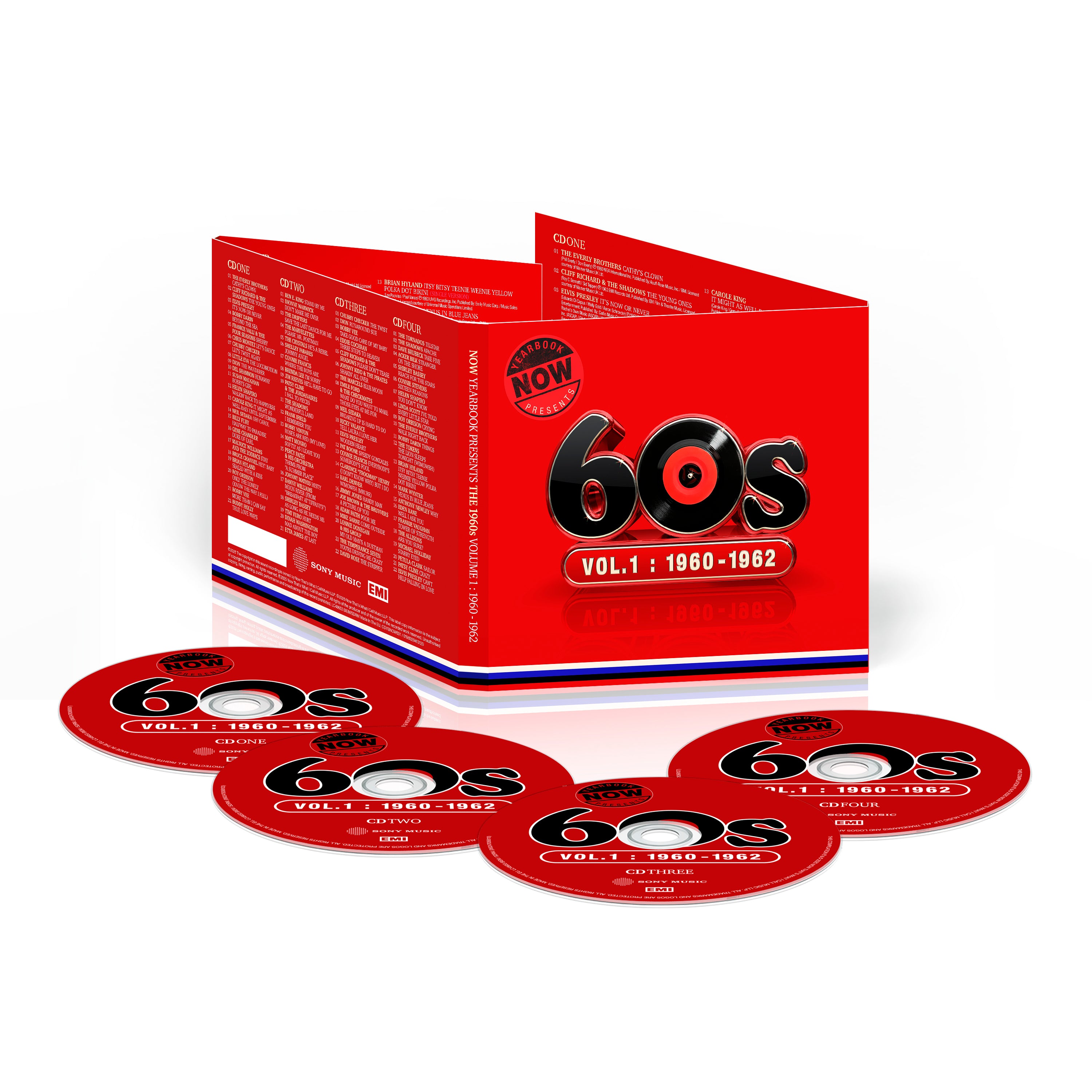 Various Artists - NOW Yearbook Presents - The 60s - Volume 1: 1960-1962 (4CD)