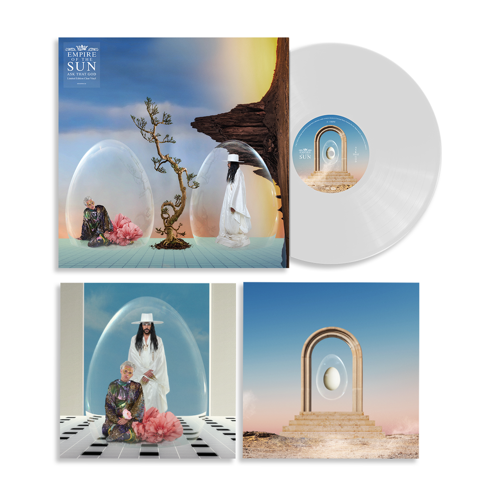 Ask That God: Clear Vinyl LP + Signed 12" Art Card